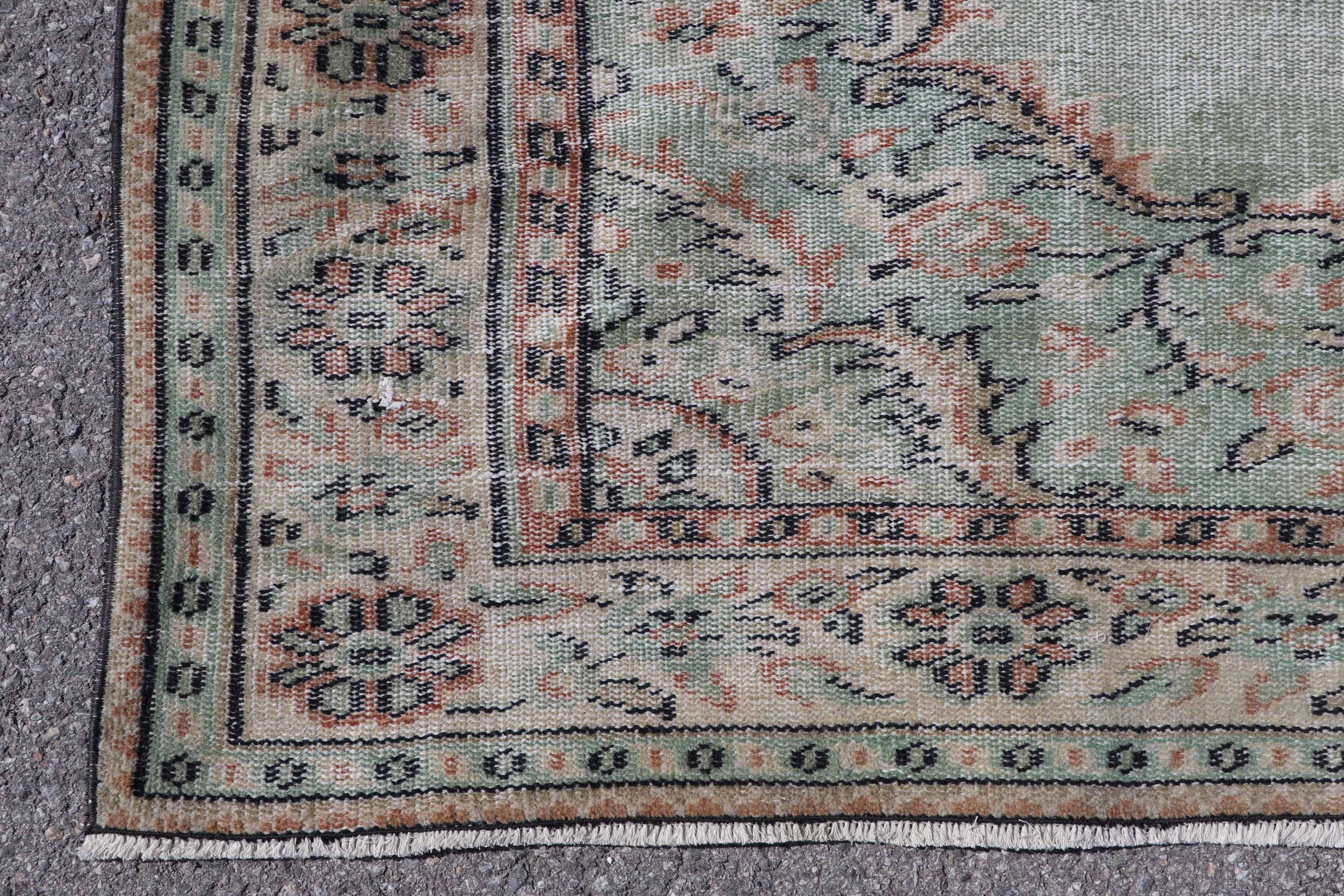 Yemek Odası Halısı, 5.9x9.5 ft Büyük Halılar, Oushak Halısı, Yeşil Ev Dekorasyonu Halısı, Sanat Halısı, Fas Halısı, Yatak Odası Halıları, Vintage Halılar, Türk Halıları