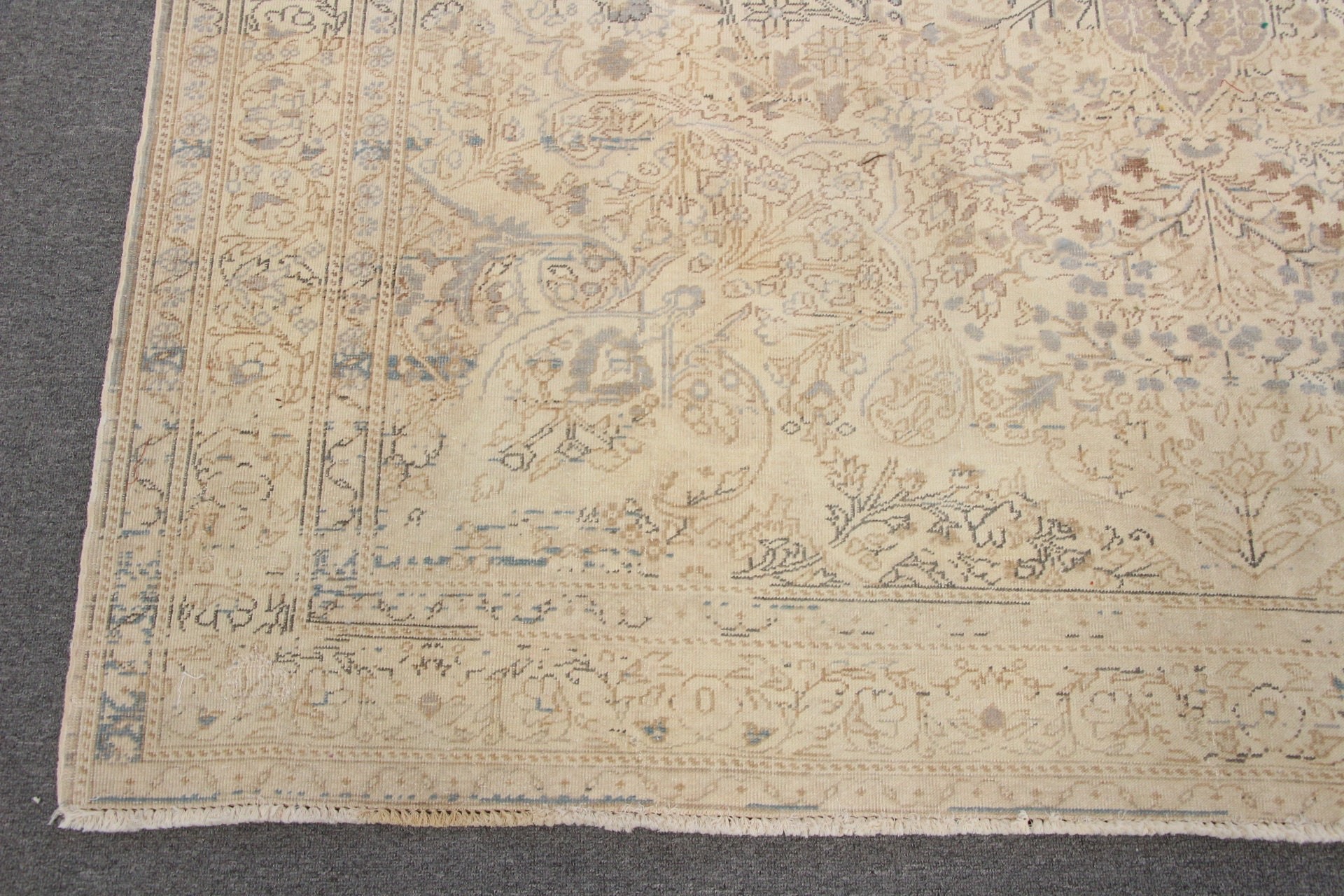 Oturma Odası Halıları, Fas Halıları, 6.4x9.4 ft Büyük Halı, Sevimli Halılar, Türk Halıları, Yatak Odası Halısı, Antika Halılar, Bej Oryantal Halı, Vintage Halılar