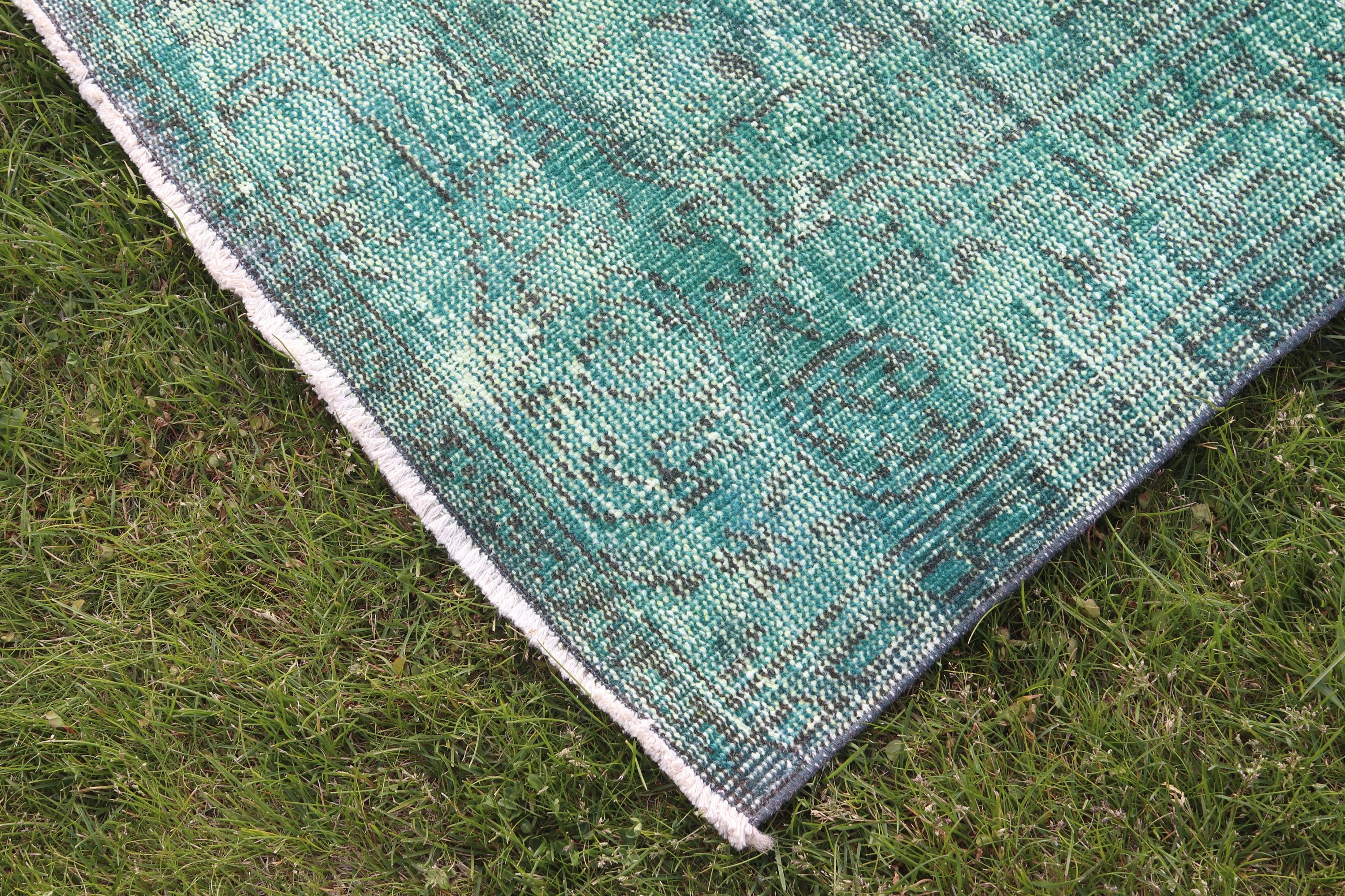 Boho Rug, Large Vintage Rugs, Moroccan Rug, 5.4x9.1 ft Large Rug, Green Oushak Rug, Anatolian Rugs, Bedroom Rug, Vintage Rugs, Turkish Rugs