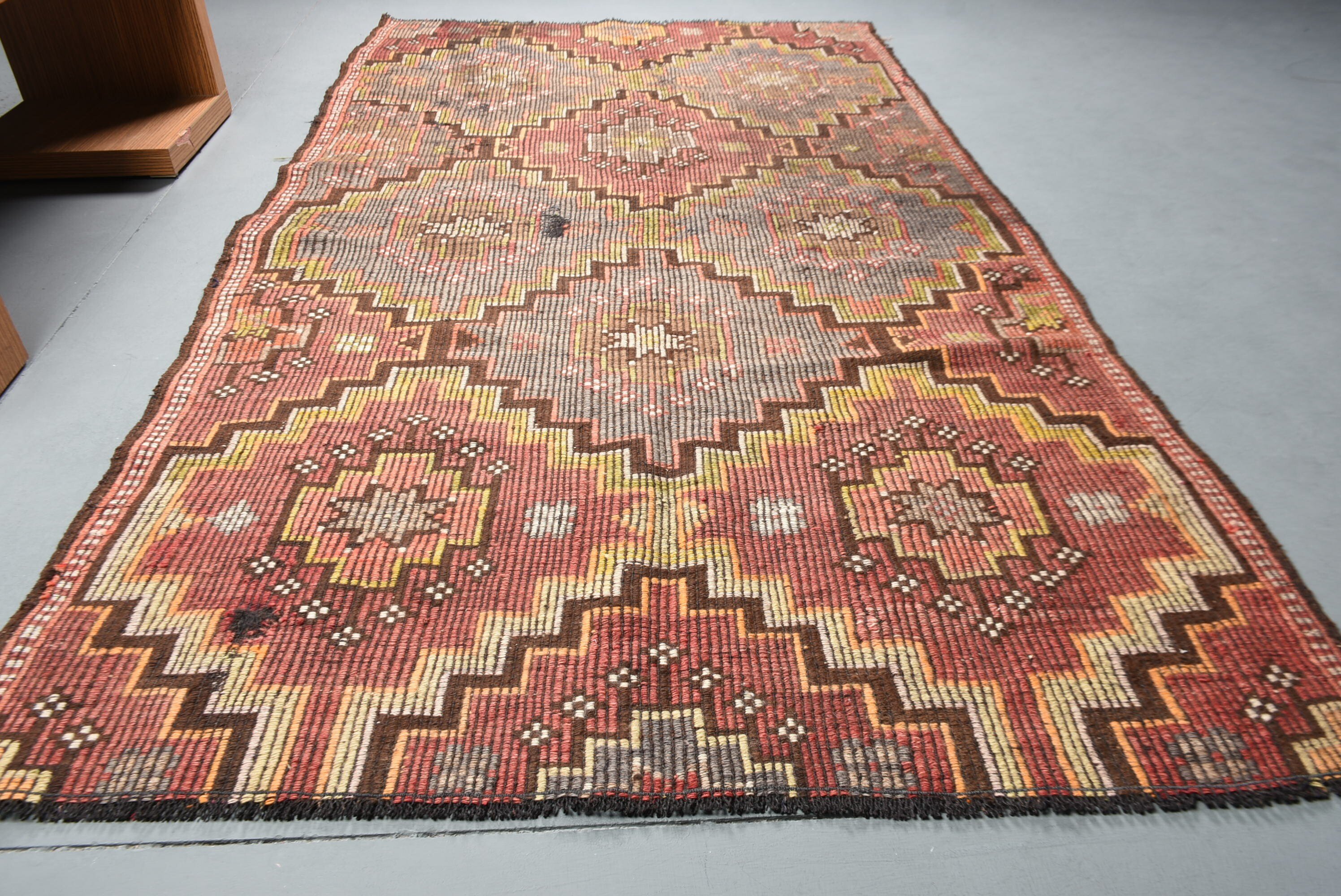 Türk Halıları, Yemek Odası Halısı, Oturma Odası Halısı, Gri Yatak Odası Halısı, Kilim, Oryantal Halılar, 4.9x8.3 ft Büyük Halı, Yatak Odası Halısı, Vintage Halılar