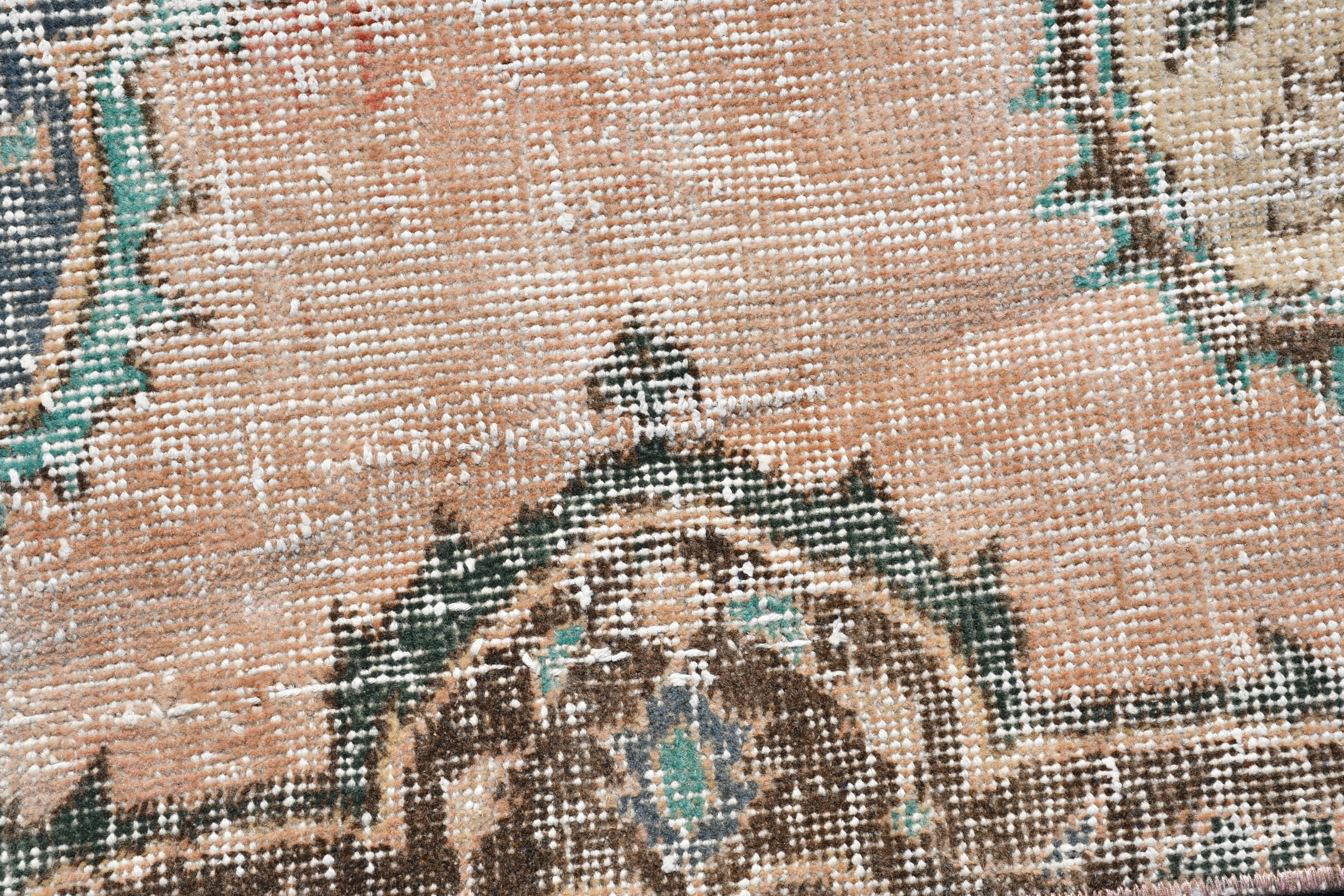 Pink Kitchen Rug, Hallway Rug, Muted Rug, Antique Rugs, Rugs for Runner, Floor Rugs, Turkish Rugs, 2.5x12.2 ft Runner Rugs, Vintage Rug