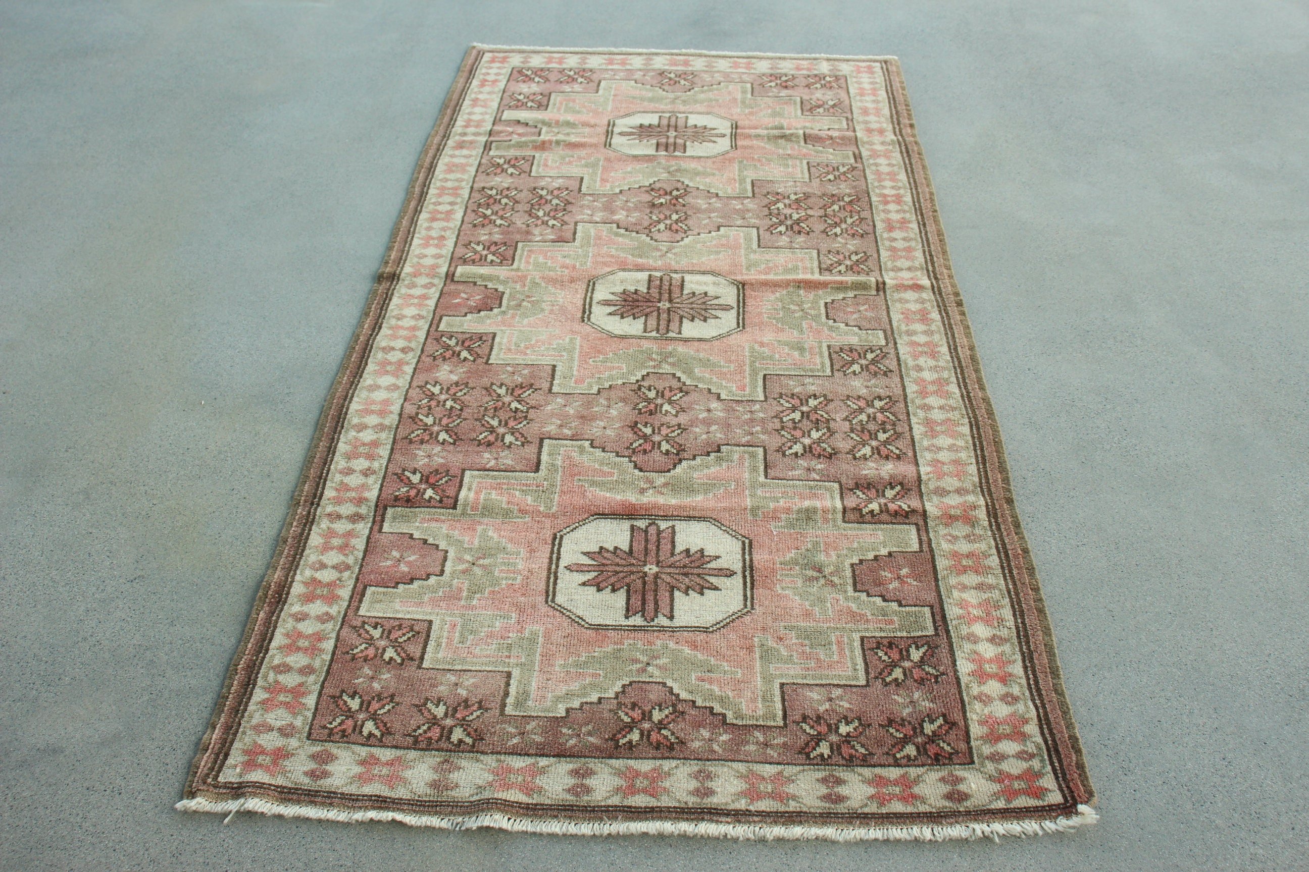 Mutfak Halısı, Düz Dokuma Halılar, Anadolu Halıları, Giriş Halısı, Gökkuşağı 3,3x6,8 ft Accent Halılar, Vintage Halı, Etnik Halı, Türk Halısı