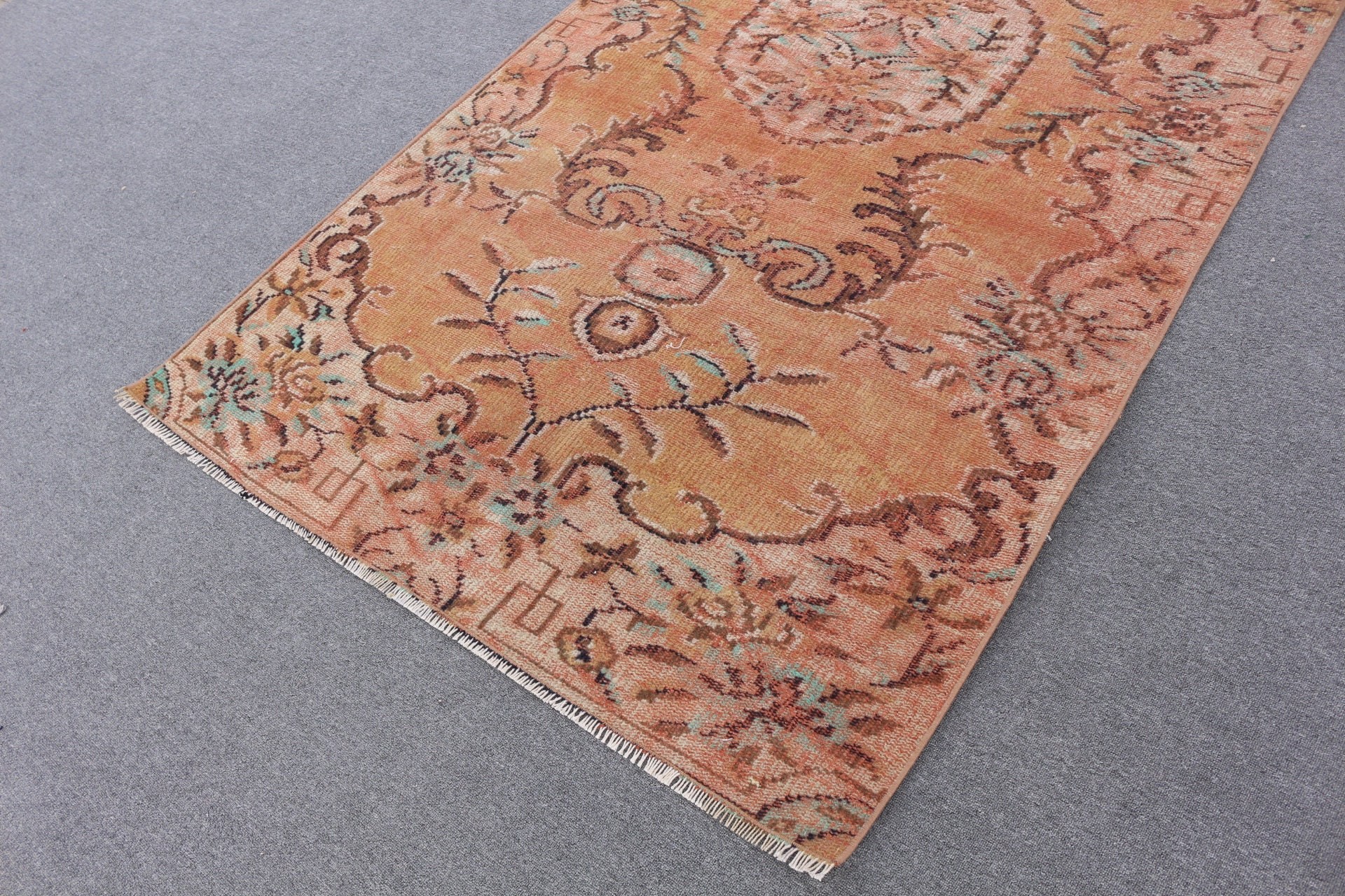 Cute Rugs, Turkish Rug, Bedroom Rugs, Brown Wool Rugs, Home Decor Rug, Living Room Rug, 4.7x8.3 ft Area Rug, Antique Rugs, Vintage Rug