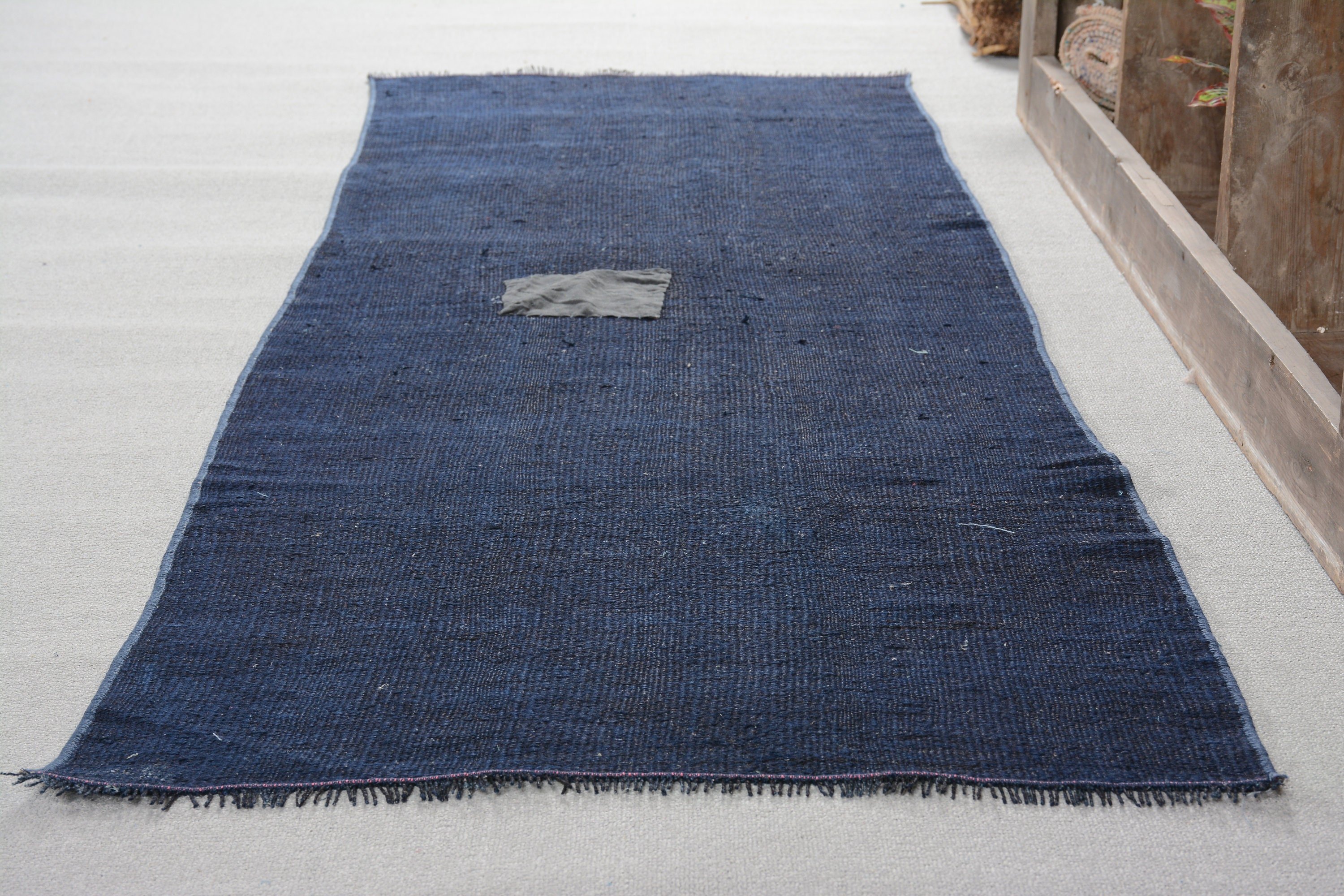 Ev Dekor Halısı, Siyah Oushak Halısı, Türk Halısı, 2.3x7.6 ft Runner Halısı, Mutfak Halısı, Boho Halıları, Anadolu Halısı, Koridor Halısı, Vintage Halılar