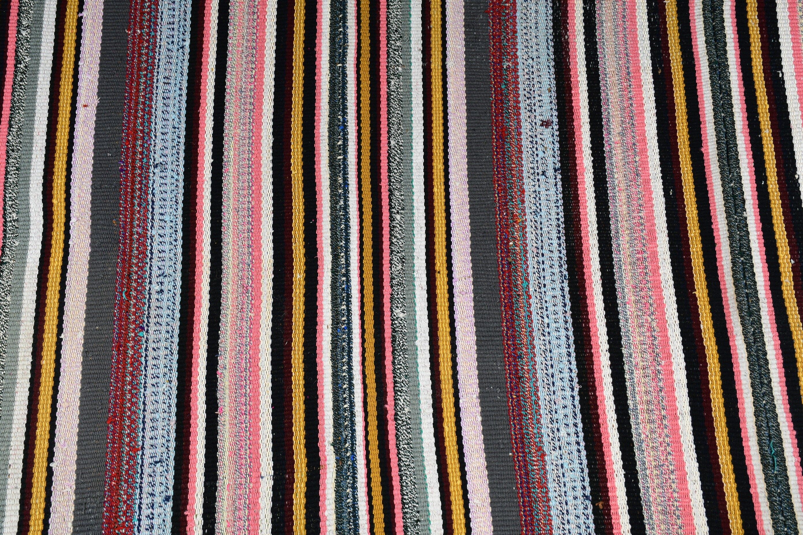 Kilim, Pembe Yün Halılar, Türk Halısı, 2.6x7.3 ft Runner Halısı, Koridor Halısı, Yer Halısı, Koridor Halıları, Vintage Halı, Retro Halı