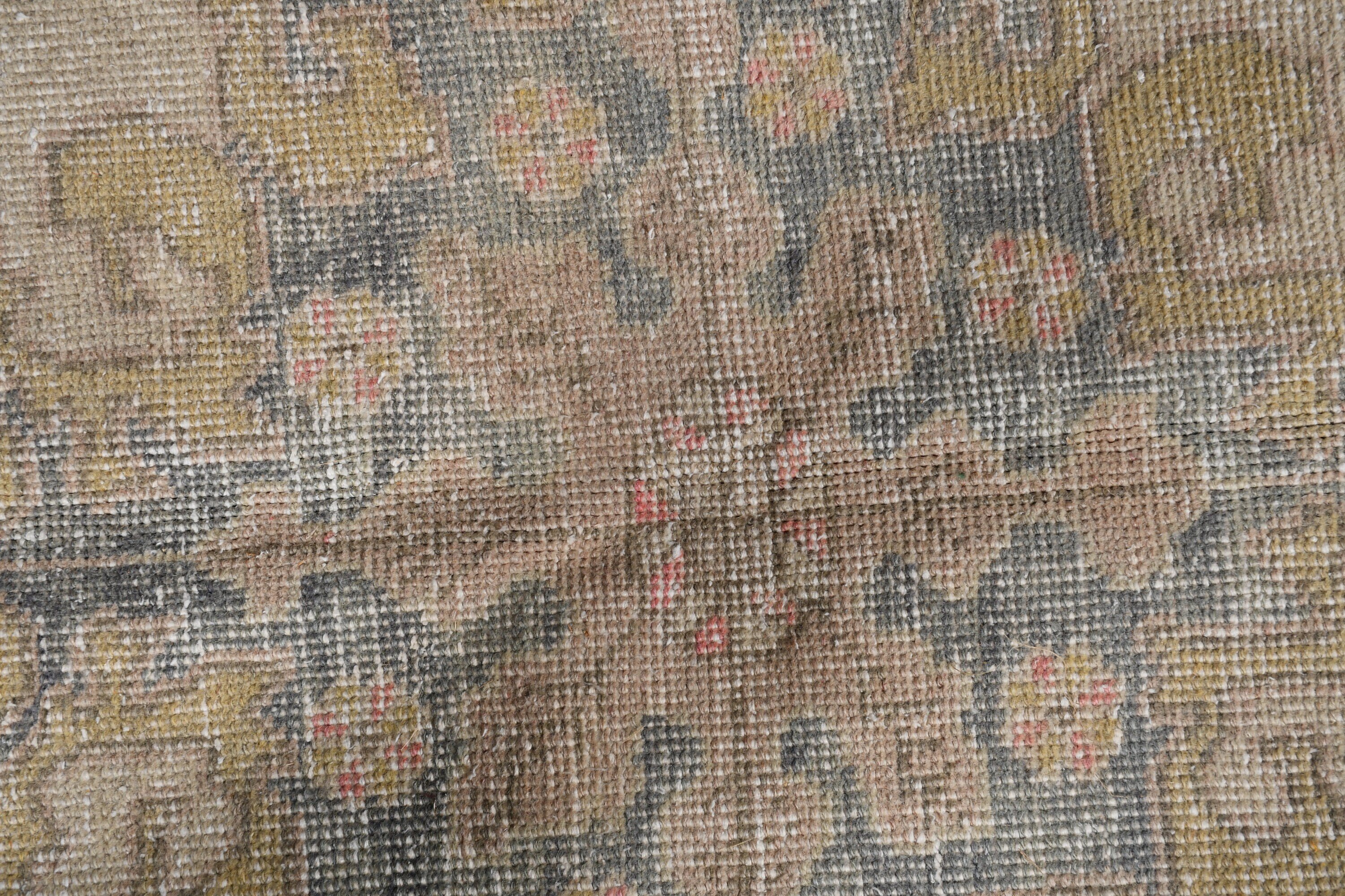 İç Mekan Halıları, Türk Halısı, Vintage Halılar, Eskitilmiş Halı, 4x6,8 ft Alan Halıları, Yer Halısı, Soğuk Halı, Oturma Odası Halıları, Yeşil Oryantal Halı