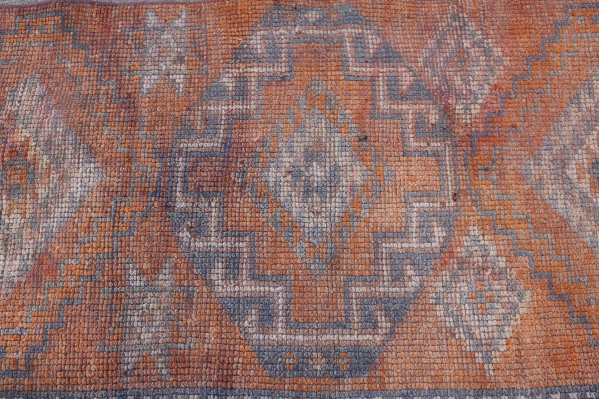 Turkish Rug, Cool Rugs, Vintage Rugs, Rugs for Stair, Handmade Rug, Kitchen Rug, Orange Floor Rugs, 2.6x8.4 ft Runner Rug, Anatolian Rug