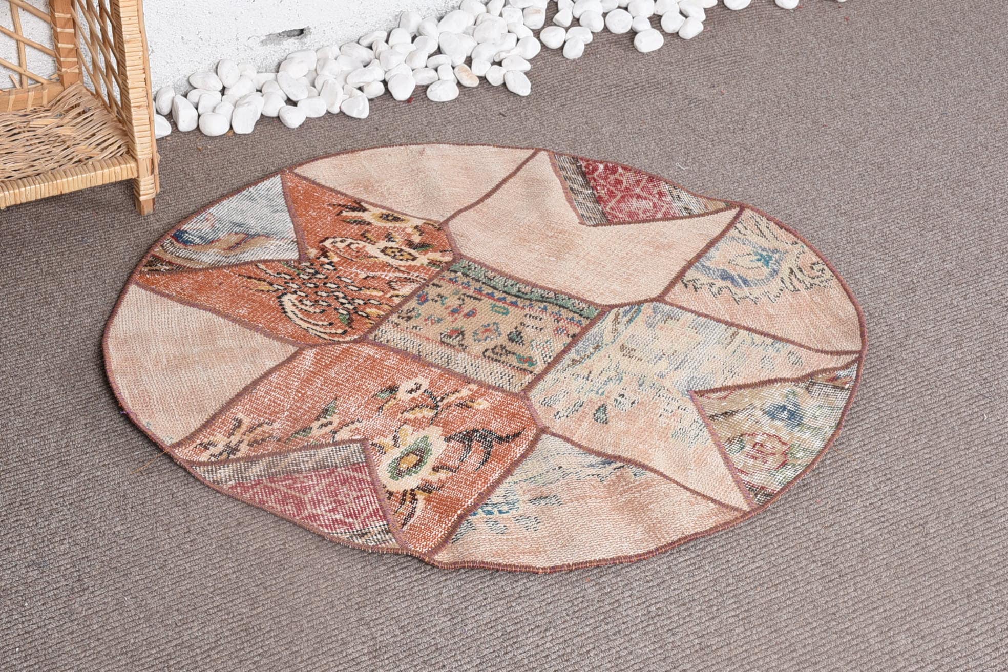 Rugs for Bedroom, 3.3x3.3 ft Small Rug, Colorful Rug, Nomadic Rugs, Floor Rugs, Wall Hanging Rugs, Turkish Rug, Kitchen Rugs, Vintage Rug