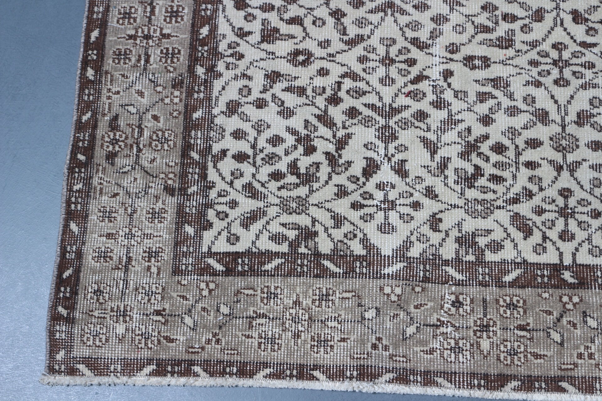 Yemek Odası Halıları, Yer Halısı, 5.6x9.2 ft Büyük Halı, Oturma Odası Halısı, Boho Halısı, Vintage Halılar, Yatak Odası Halıları, Kahverengi Fas Halıları, Türk Halıları