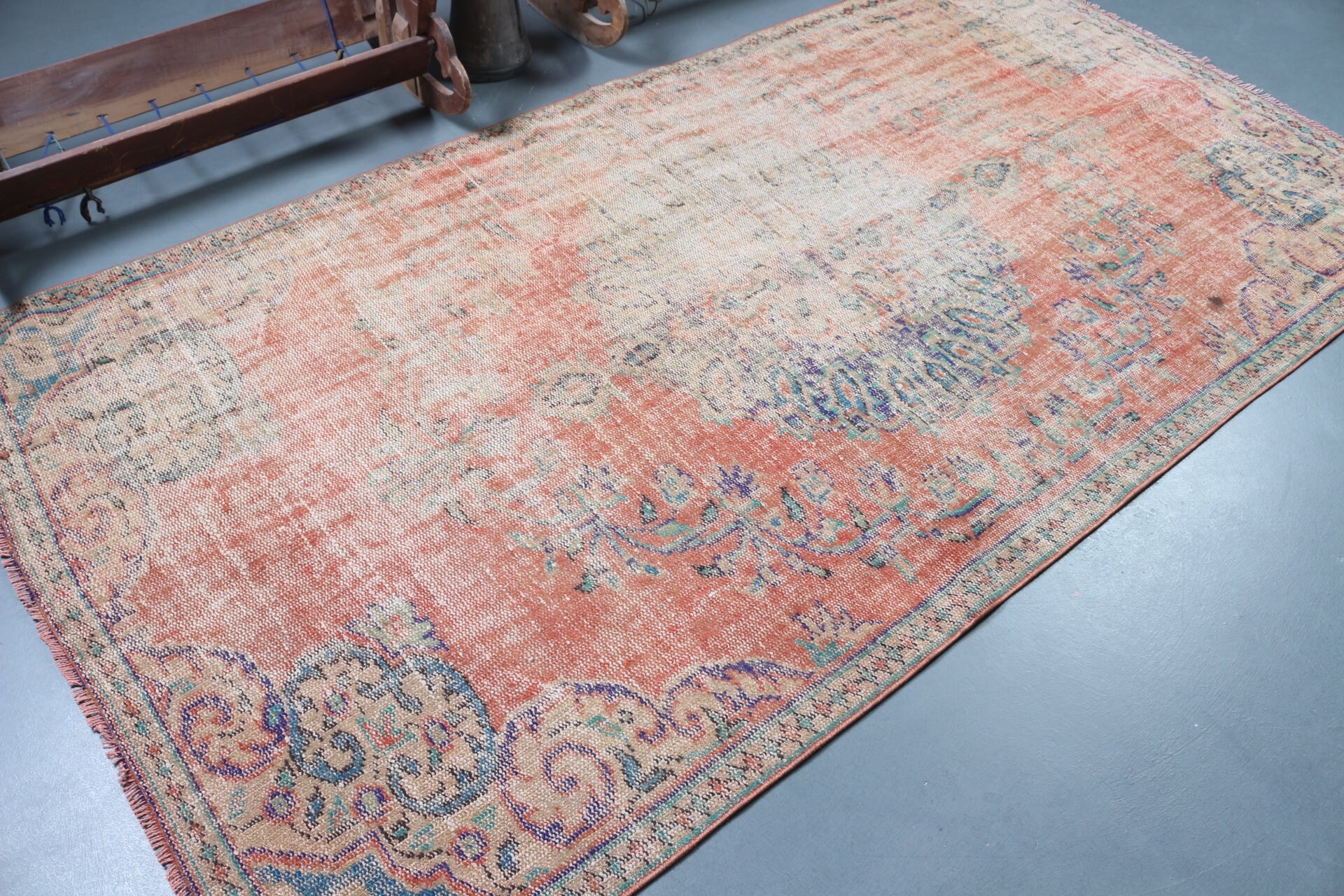 Outdoor Rug, Salon Rugs, 4.8x8.8 ft Large Rug, Dining Room Rugs, Vintage Rugs, Oriental Rug, Turkish Rug, Red Antique Rug, Anatolian Rug