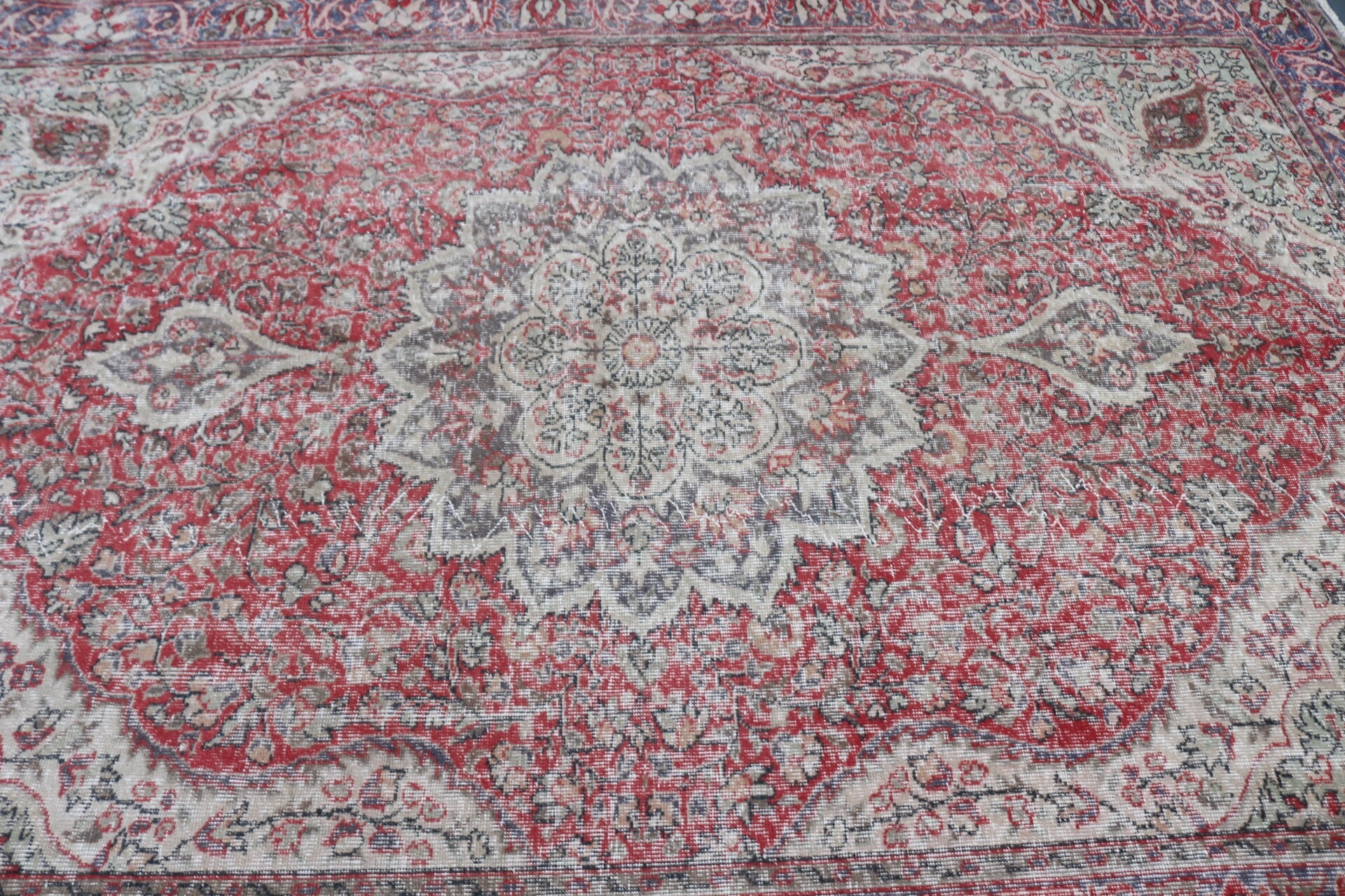 Yatak odası Halı, 196x298 cm Salon Halı, Yatak odası Halı, Anadolu Halı, Türk Halı, Oturma odası Halı, Yatak odası Halı, Kırmızı Fas Halı