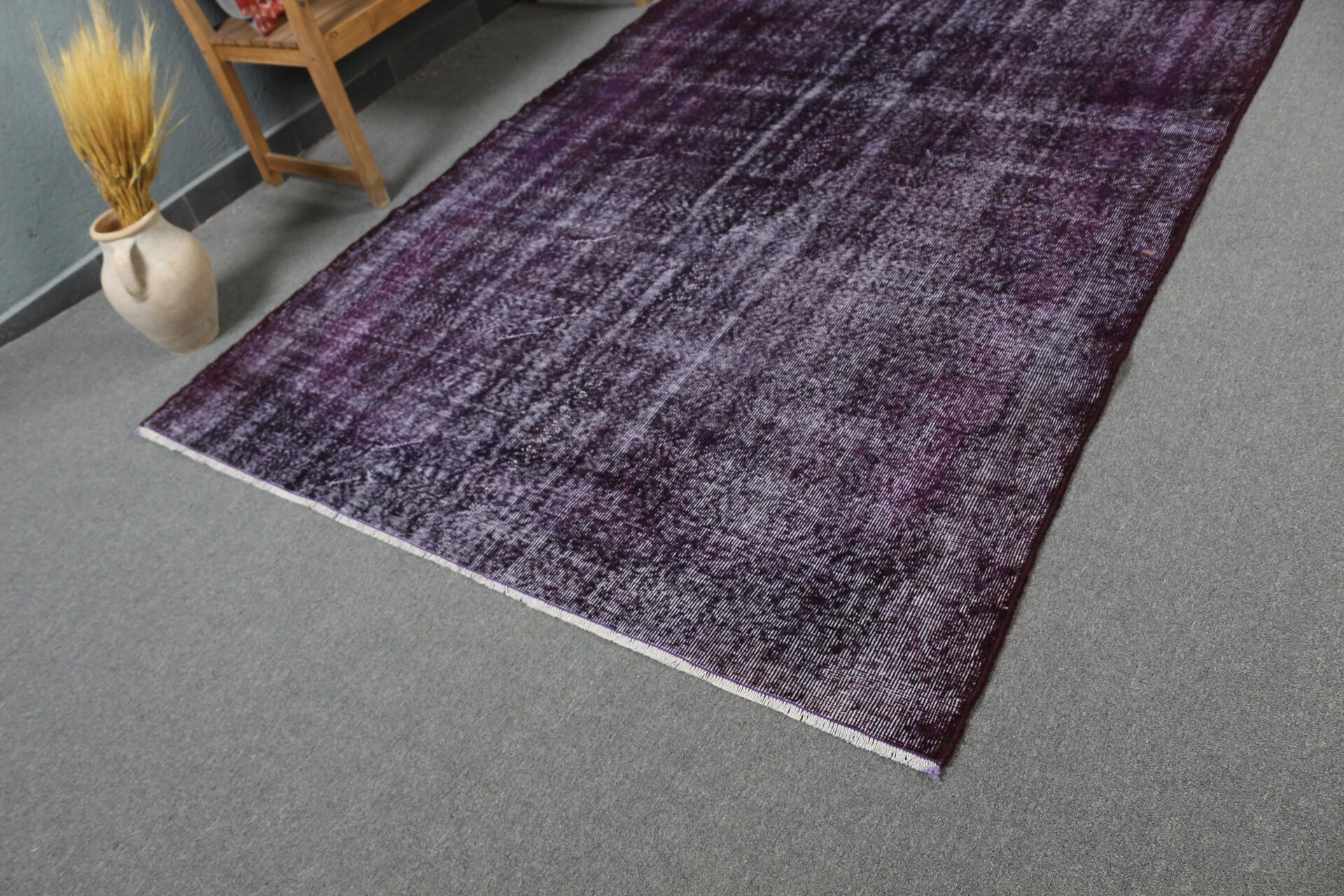 Vintage Rug, Dining Room Rug, Salon Rugs, 5.8x8.9 ft Large Rugs, Purple Oushak Rug, Aesthetic Rug, Kitchen Rugs, Turkish Rug, Oriental Rug