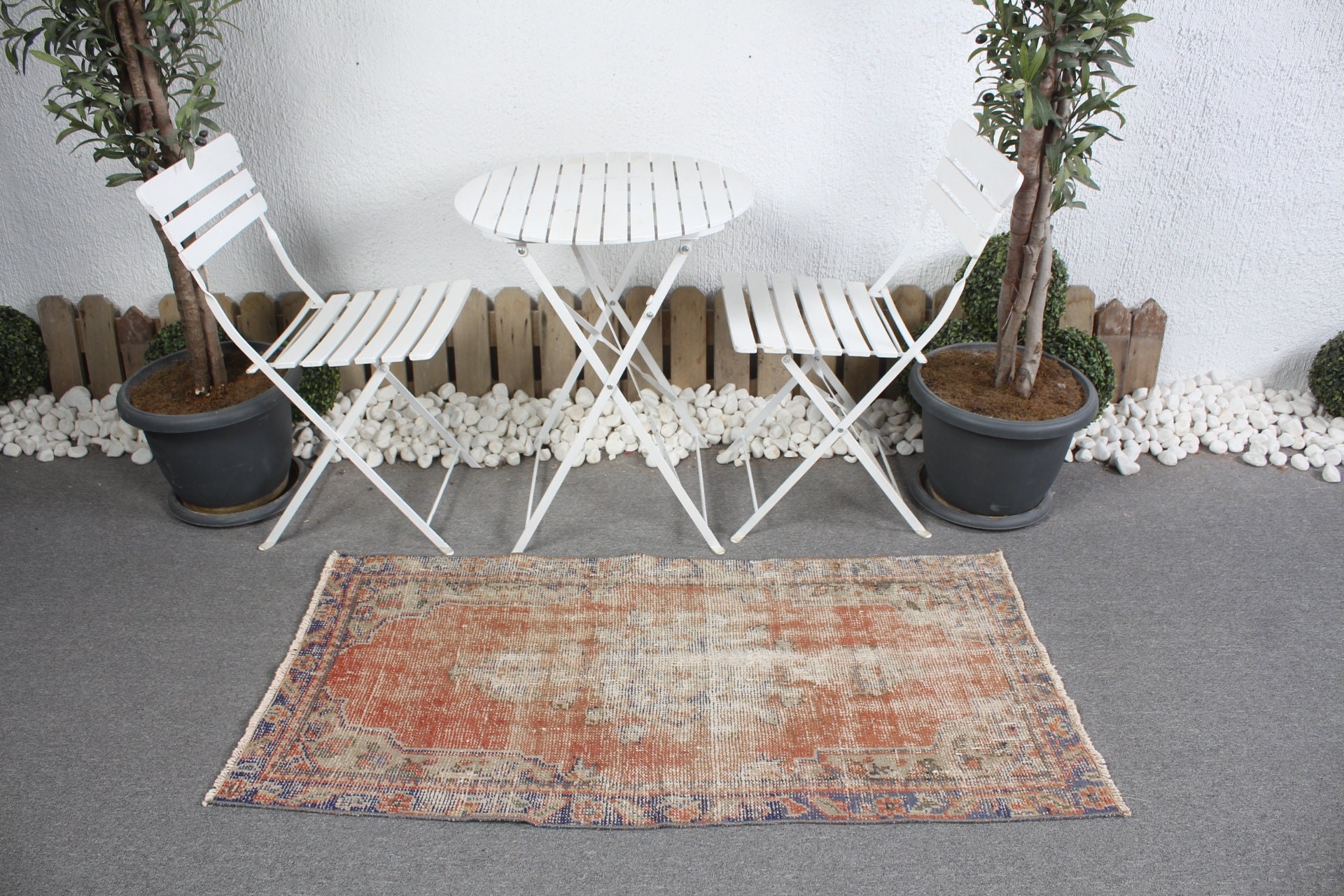 Antika Halı, Vintage Halı, Mutfak Halıları, Türk Halısı, Çocuk Odası Halısı, Yatak Odası Halıları, Kırmızı 2.4x4.8 ft Küçük Halı, Oushak Halıları