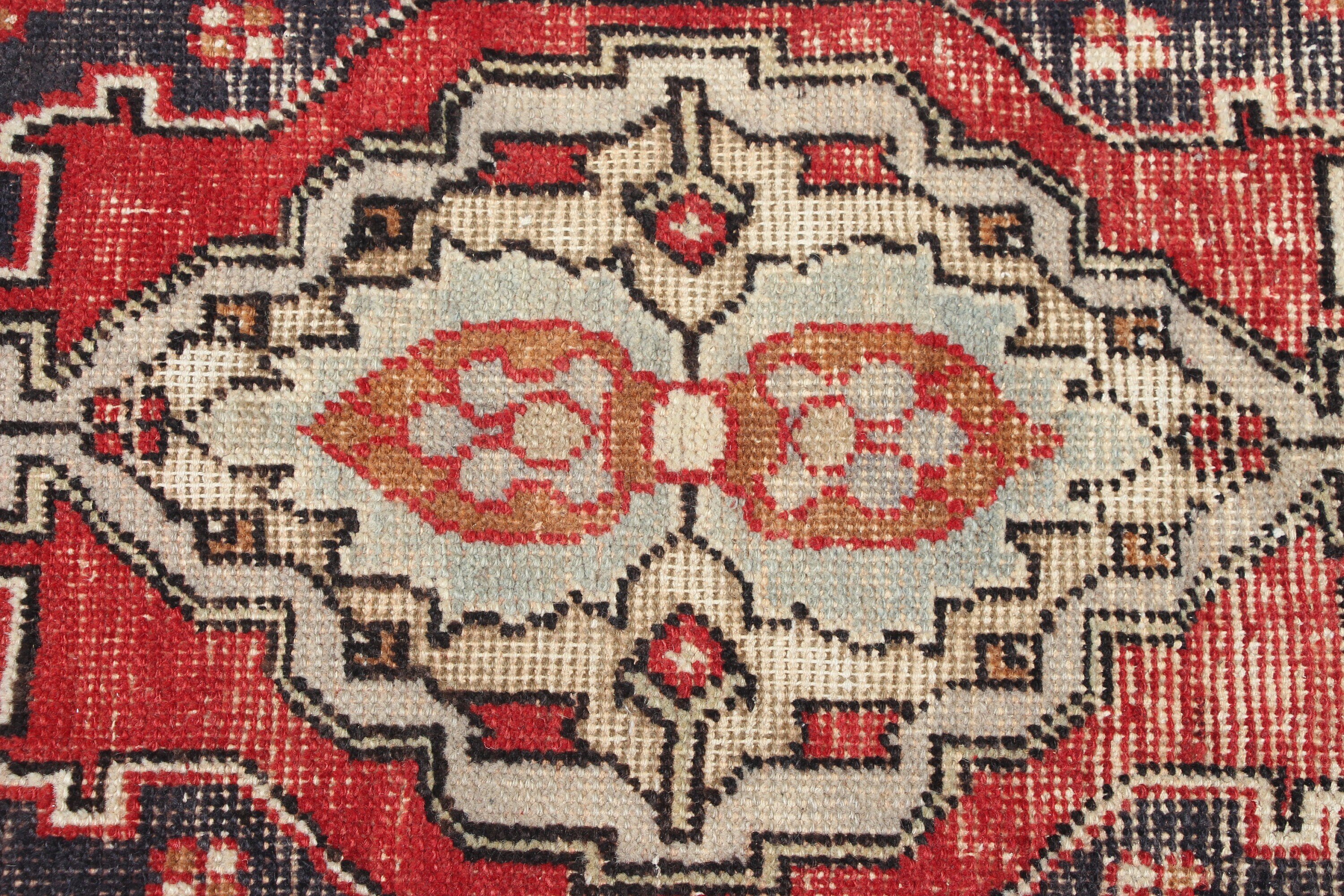 Turkish Rug, Bedroom Rug, Rugs for Bedroom, Nursery Rug, Old Rugs, Vintage Rug, Moroccan Rug, Red  1.4x2.6 ft Small Rug