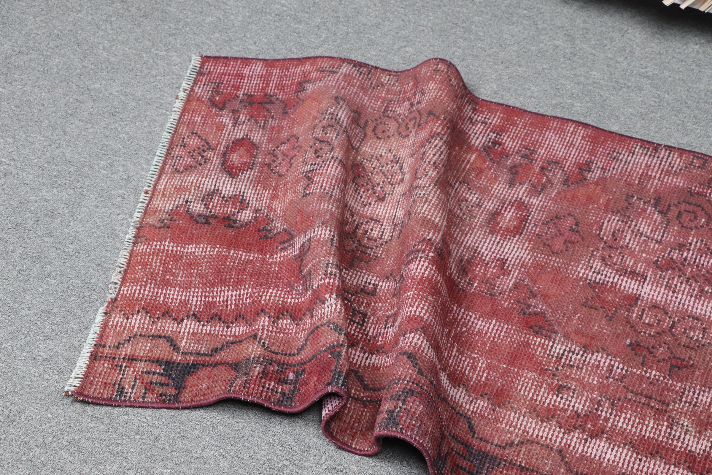 Purple  2x3 ft Small Rug, Dorm Rug, Entry Rugs, Bathroom Rug, Vintage Rugs, Cool Rug, Wool Rug, Turkish Rug, Rugs for Nursery