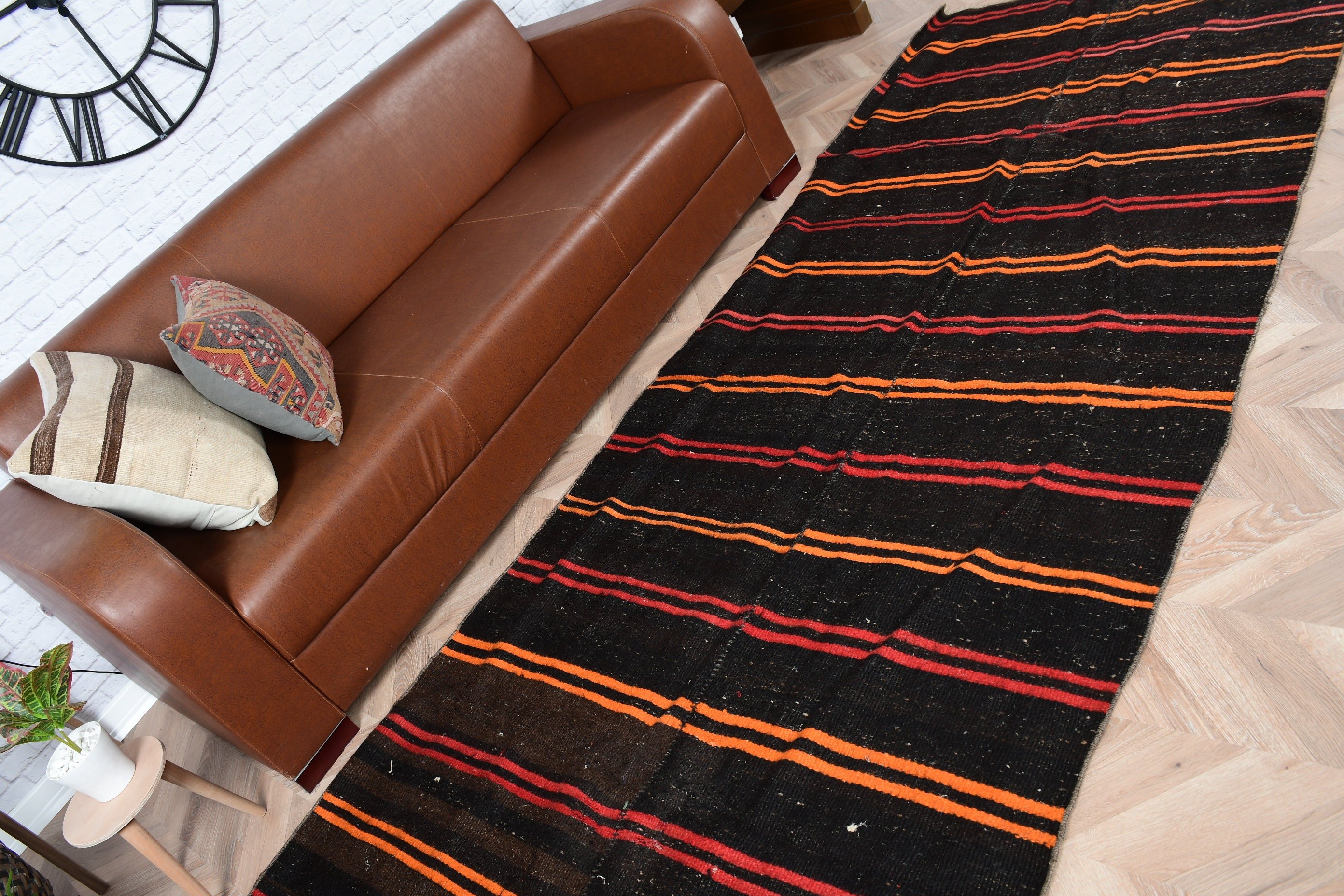 Türk Halıları, 4.1x11.3 ft Yolluk Halısı, Koridor Halısı, Mutfak Halısı, Anadolu Halıları, Kilim, Yün Halısı, Siyah Yün Halısı, Ofis Halısı, Vintage Halılar