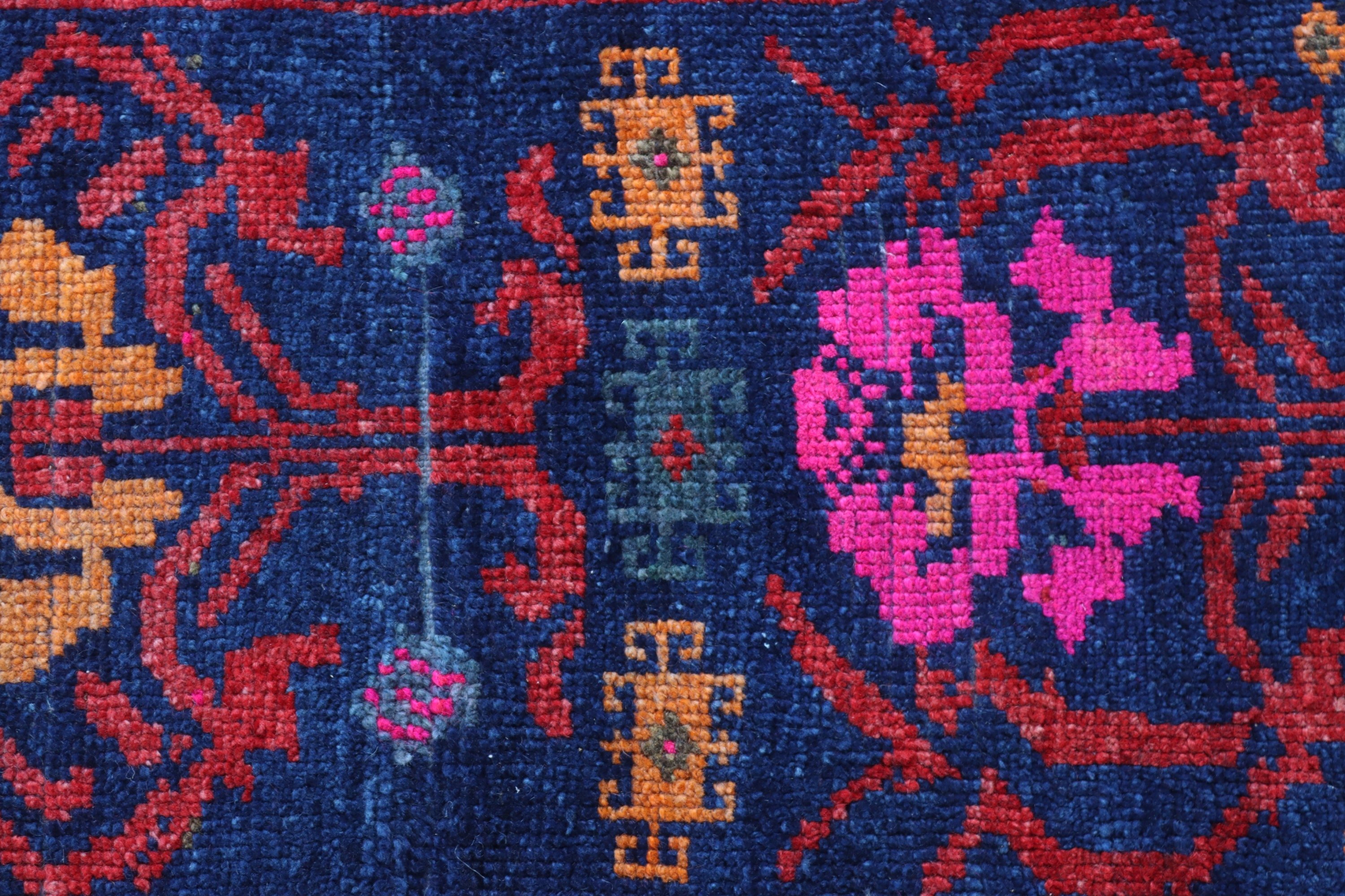 Vintage Rug, Pink Anatolian Rug, Oriental Rugs, Turkish Rug, 1.4x2.8 ft Small Rug, Bath Rugs, Cool Rugs, Rugs for Kitchen, Door Mat Rugs