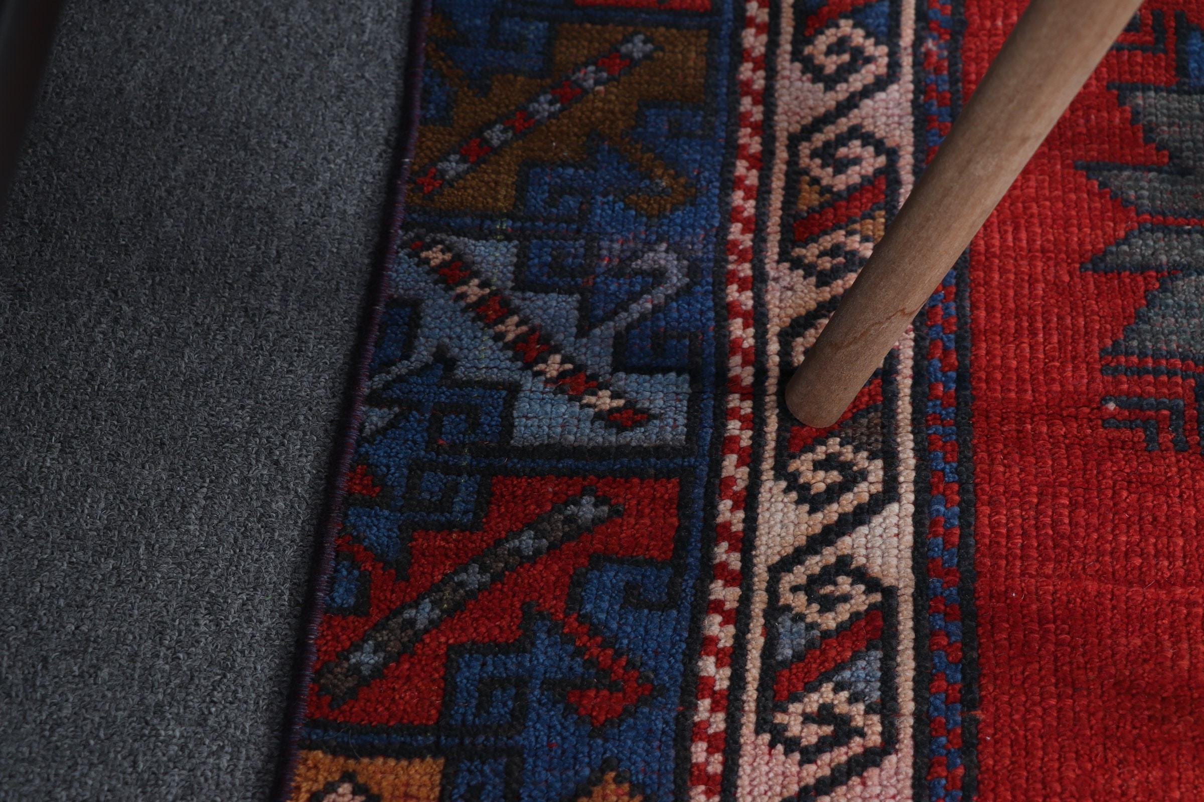 4.6x7.4 ft Area Rug, Rugs for Floor, Boho Area Rug Rugs, Red Moroccan Rug, Turkish Rug, Kitchen Rugs, Vintage Rug, Antique Rug, Bedroom Rug