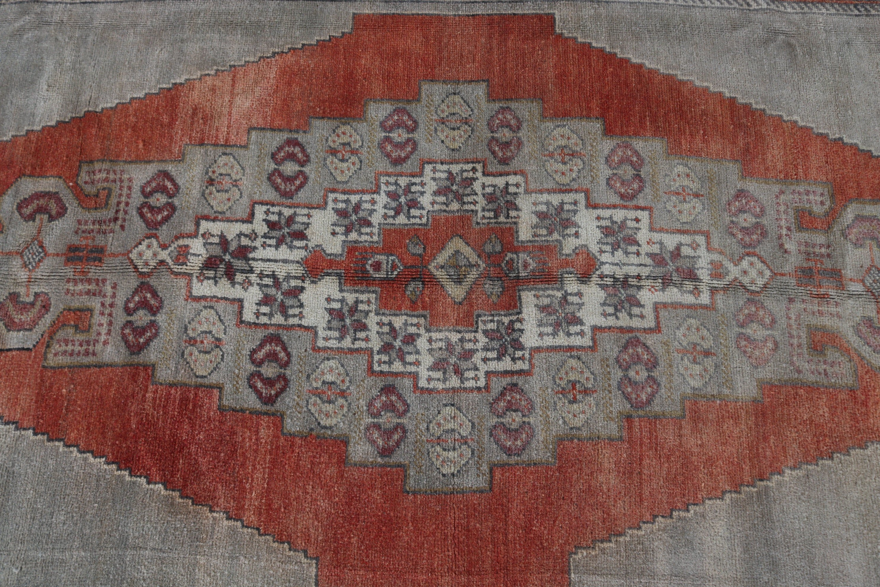 5x10.2 ft Büyük Halı, Salon Halısı, Kırmızı Yer Halısı, Yatak Odası Halıları, Türk Halısı, Oturma Odası Halısı, Antika Halı, Vintage Halılar