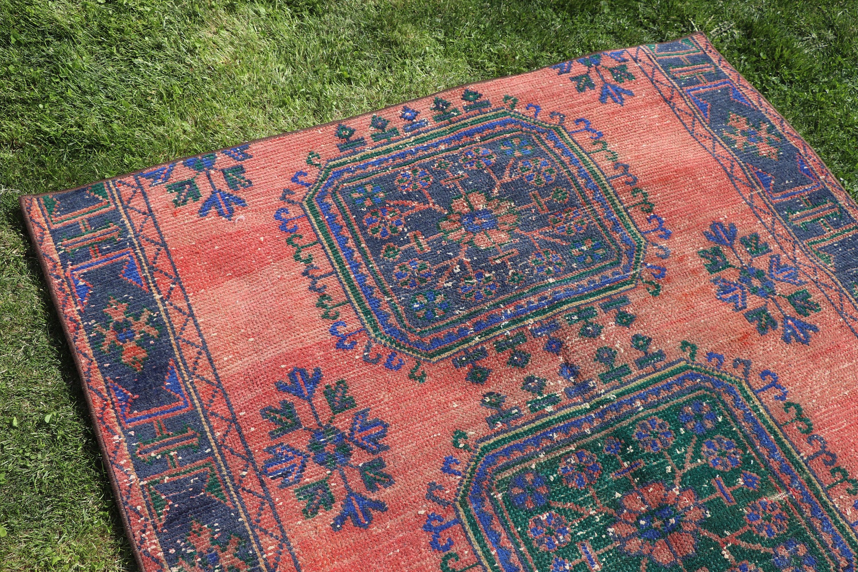 3,8x4,4 ft Accent Halılar, Modern Halı, Mutfak Halısı, Türk Halısı, Mutfak Halıları, Kırmızı Oryantal Halılar, Boho Halılar, Vintage Halılar, Giriş Halıları