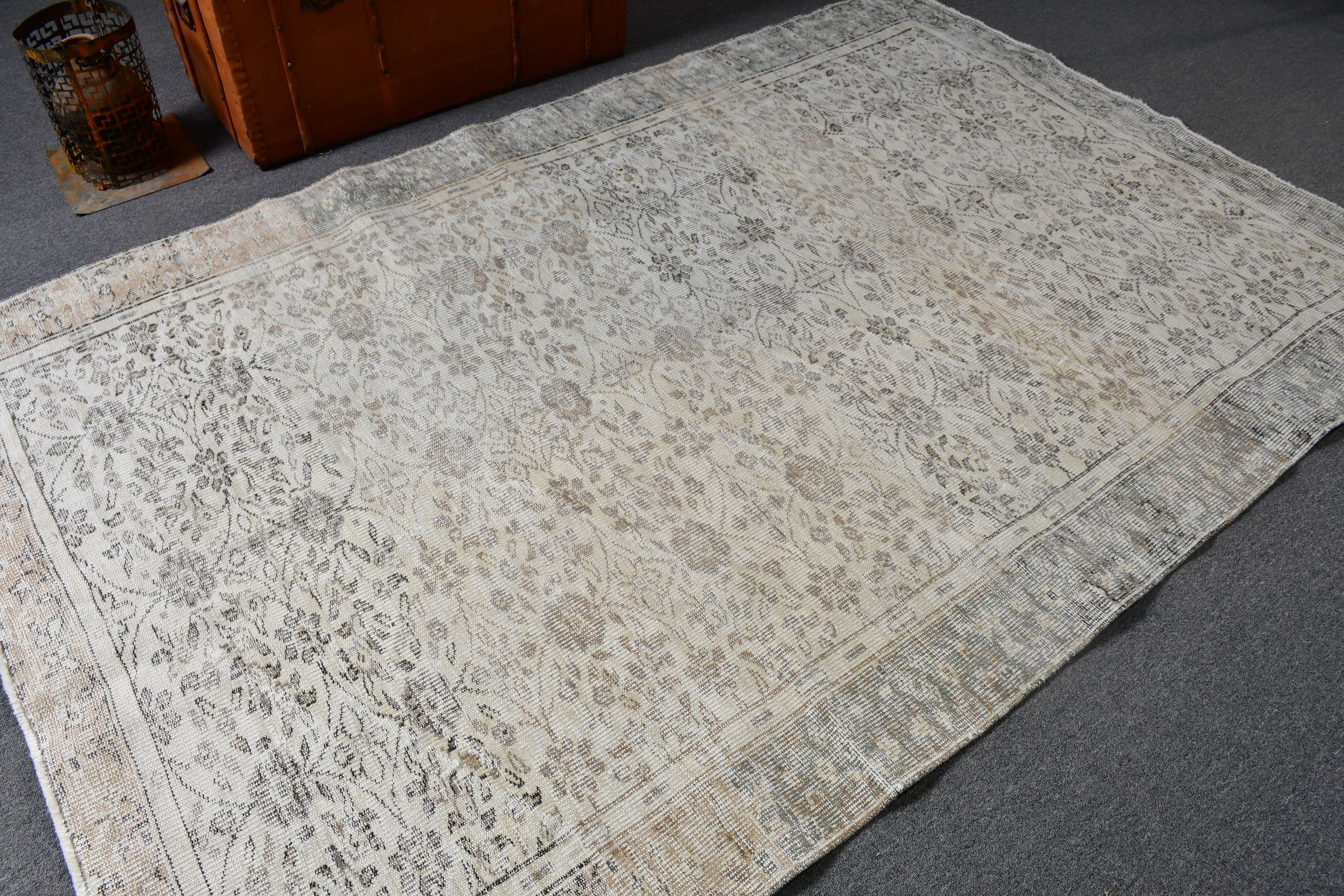 Living Room Rug, Turkish Rug, Cool Rug, Dining Room Rug, Vintage Rugs, 5.6x8.8 ft Large Rug, Office Rug, Bedroom Rug, Rugs for Living Room