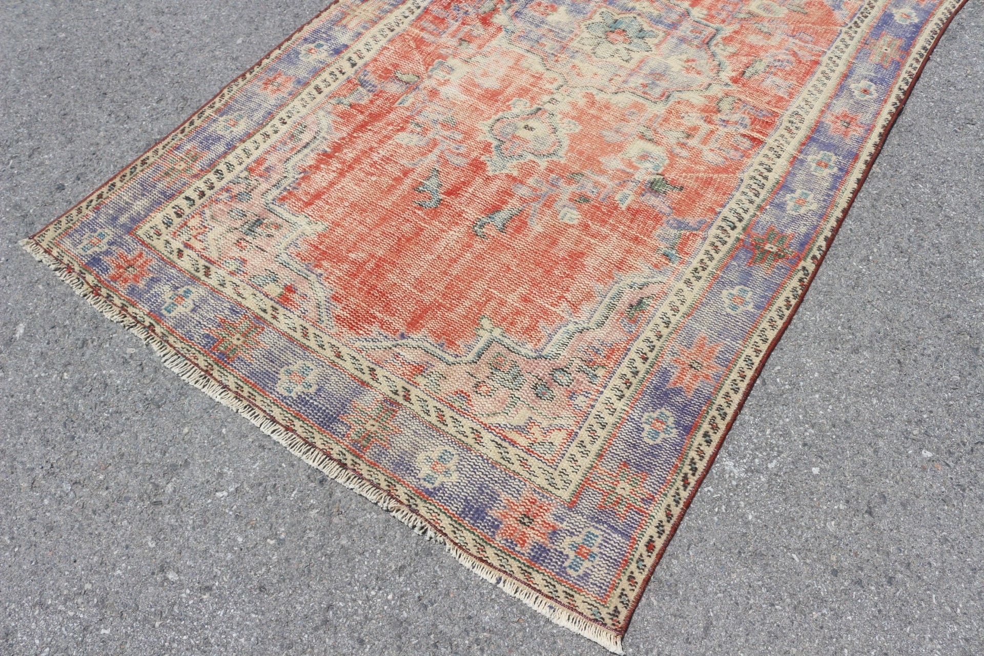 Dorm Rug, Turkish Rug, 4.5x7.8 ft Area Rugs, Living Room Rugs, Rugs for Living Room, Red Cool Rugs, Moroccan Rugs, Vintage Rug, Kitchen Rug