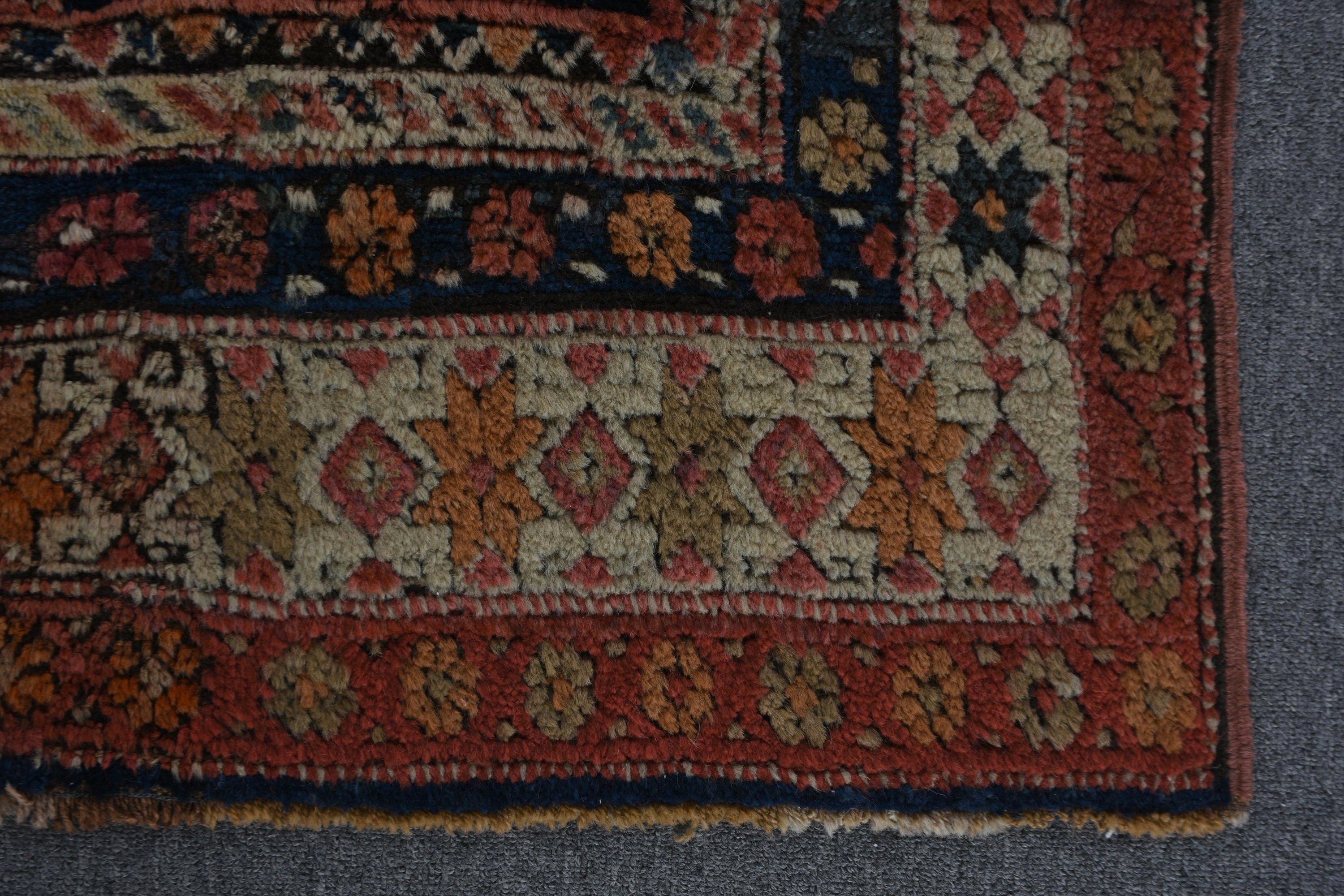 Hallway Rug, Vintage Rug, Antique Rug, Bedroom Rug, 4.2x13.4 ft Runner Rug, Turkish Rug, Kitchen Rug, Rugs for Corridor, Red Moroccan Rugs