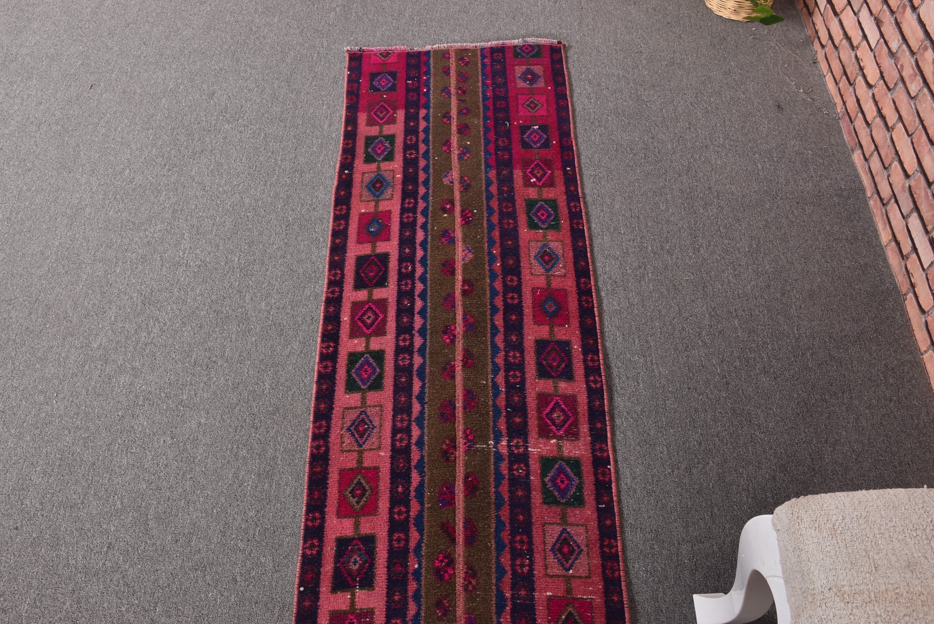 Yatak Odası Halıları, Türk Halıları, Geleneksel Halılar, Koridor Halıları, Lüks Halılar, 1.6x10.4 ft Runner Halıları, Vintage Halı, Mavi Yer Halısı, Koridor Halısı