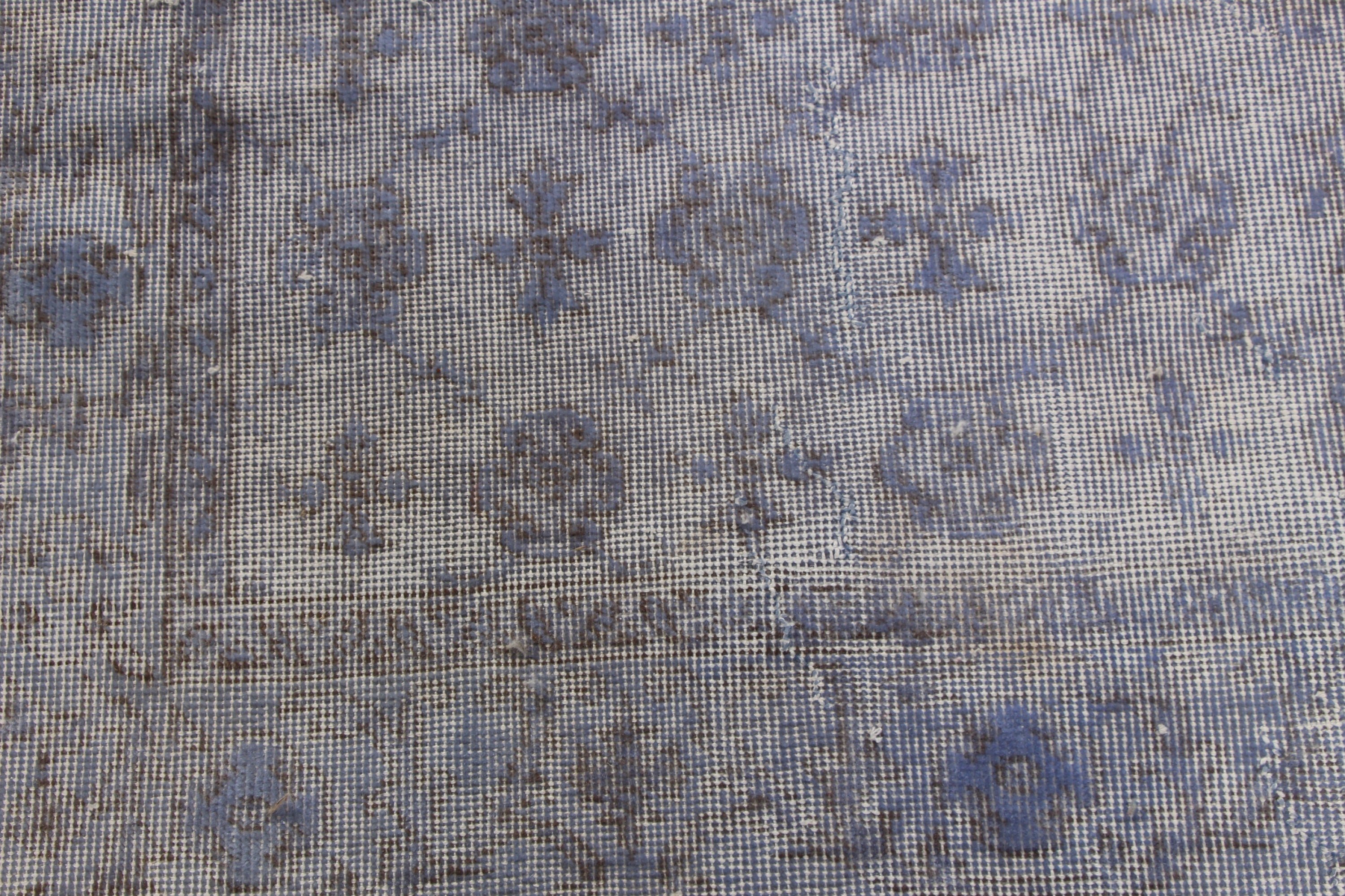 Salon Rugs, Geometric Rug, Antique Rug, Large Oushak Rugs, Blue Moroccan Rugs, Floor Rug, Vintage Rug, Turkish Rugs, 5.1x8.9 ft Large Rugs