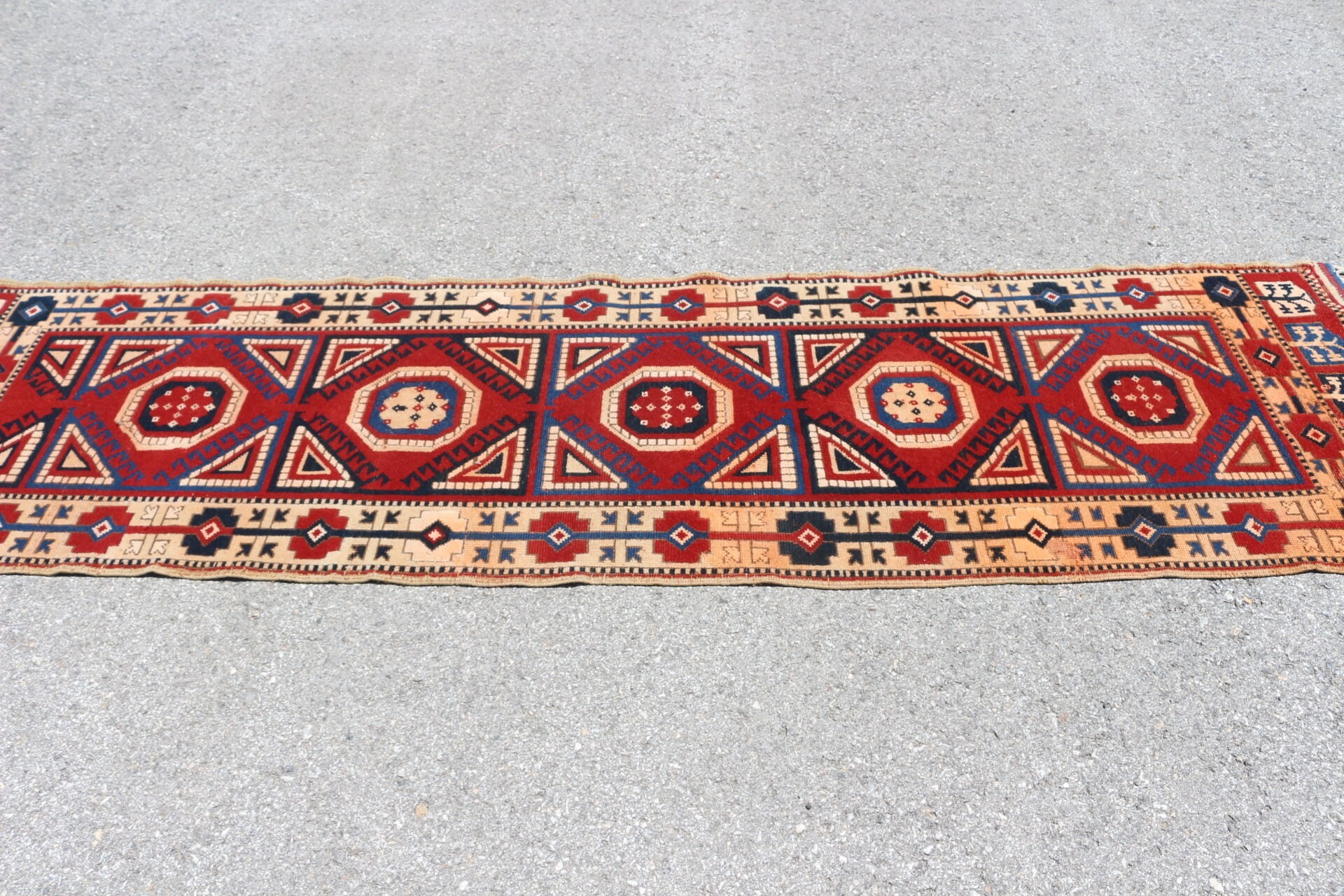 2.5x9.5 ft Runner Rugs, Rugs for Runner, Turkish Rugs, Wool Rug, Moroccan Rugs, Red Anatolian Rug, Turkey Rug, Corridor Rug, Vintage Rug