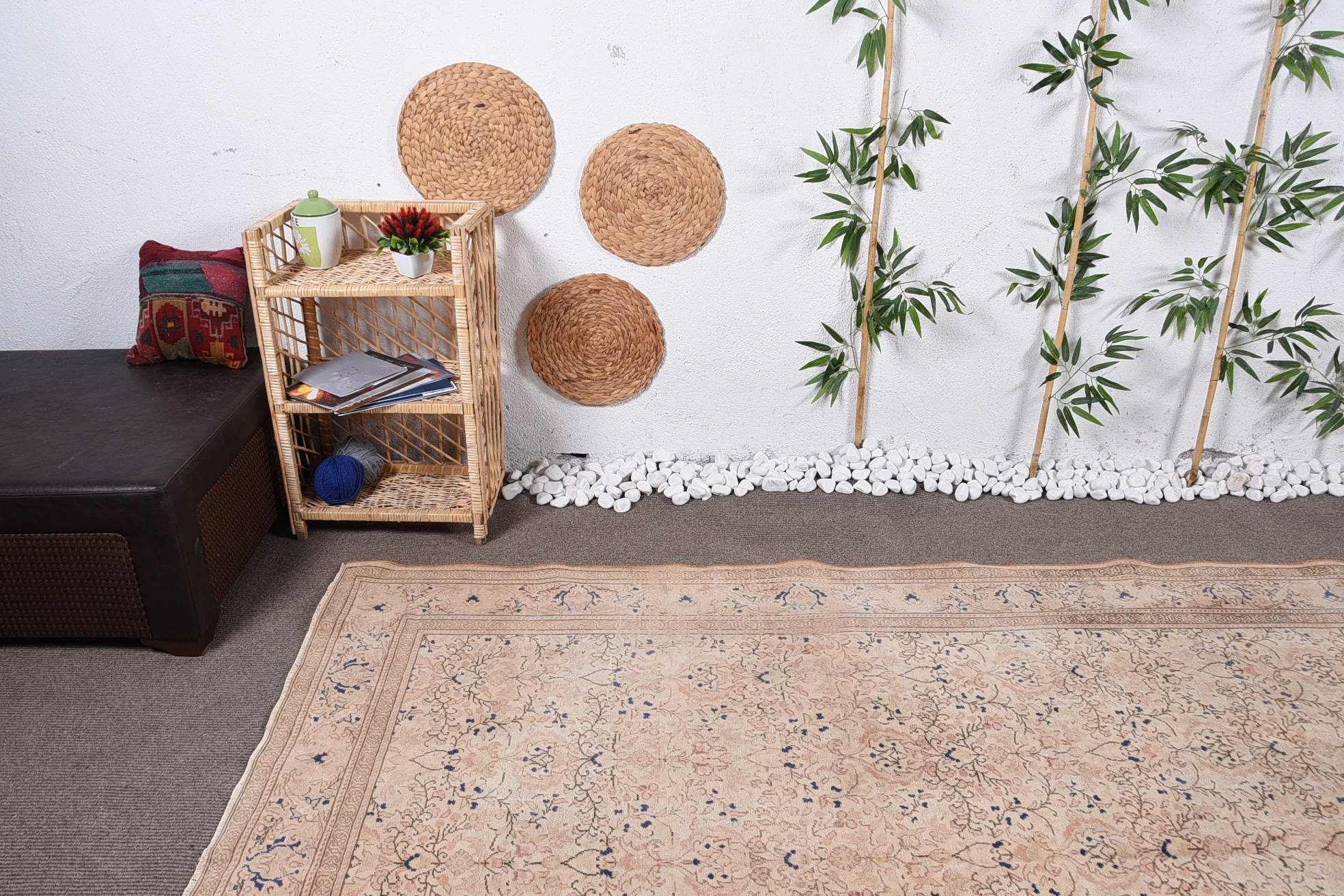 Living Room Rug, 6.4x9.3 ft Large Rug, Bedroom Rug, Rugs for Dining Room, Cute Rug, Anatolian Rug, Turkish Rugs, Antique Rug, Vintage Rugs