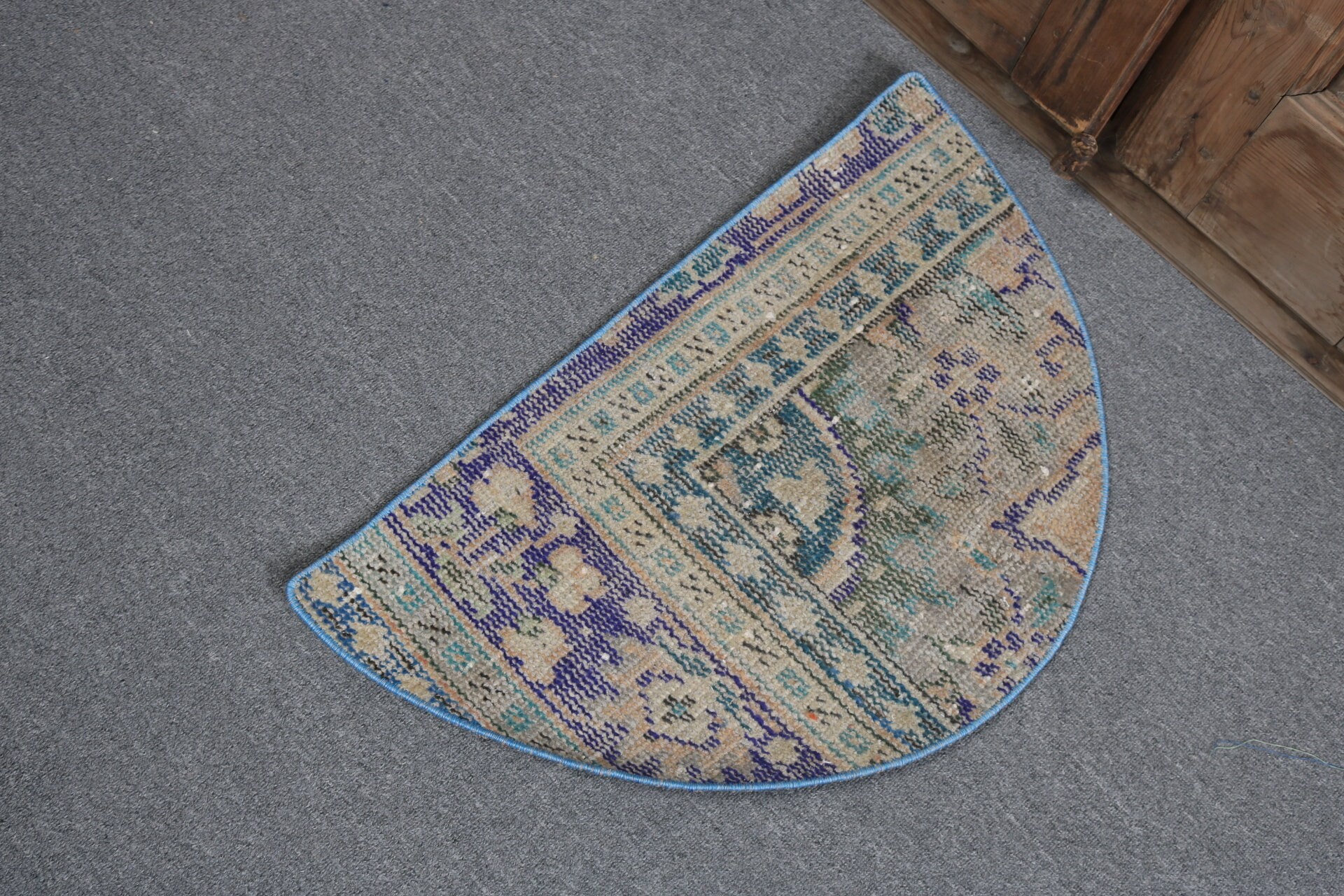 2.4x1.4 ft Küçük Halılar, Ev İçin Hediye Halı, Türk Halısı, Bej Boho Halıları, Havalı Halı, Giriş Halıları, Küçük Alan Halısı, Nötr Halı, Vintage Halılar