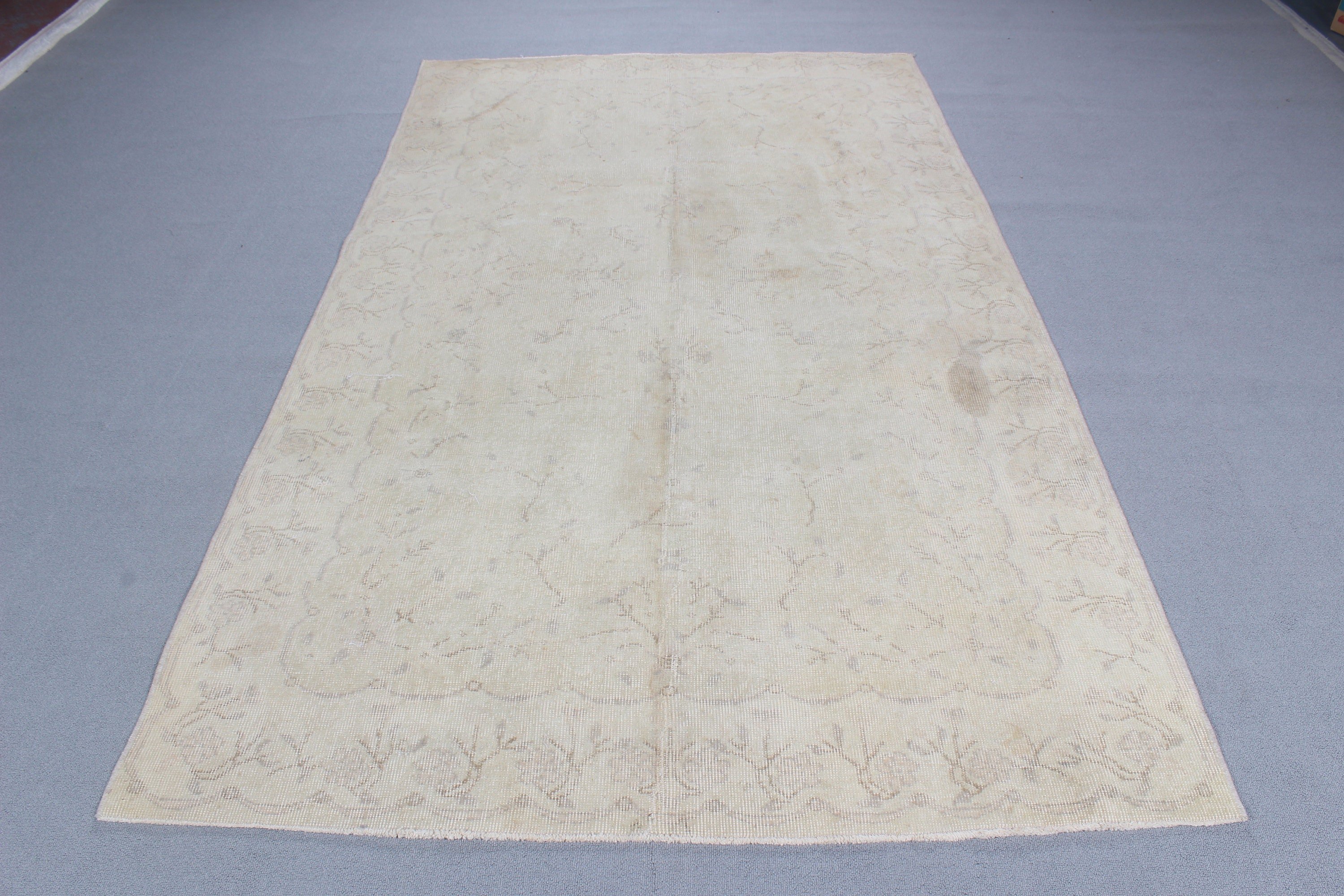 Vintage Rug, Rugs for Vintage Area, Beige Anatolian Rugs, Boho Rug, Turkish Rug, Vintage Area Rugs, Wool Rug, 4.8x8.3 ft Area Rug