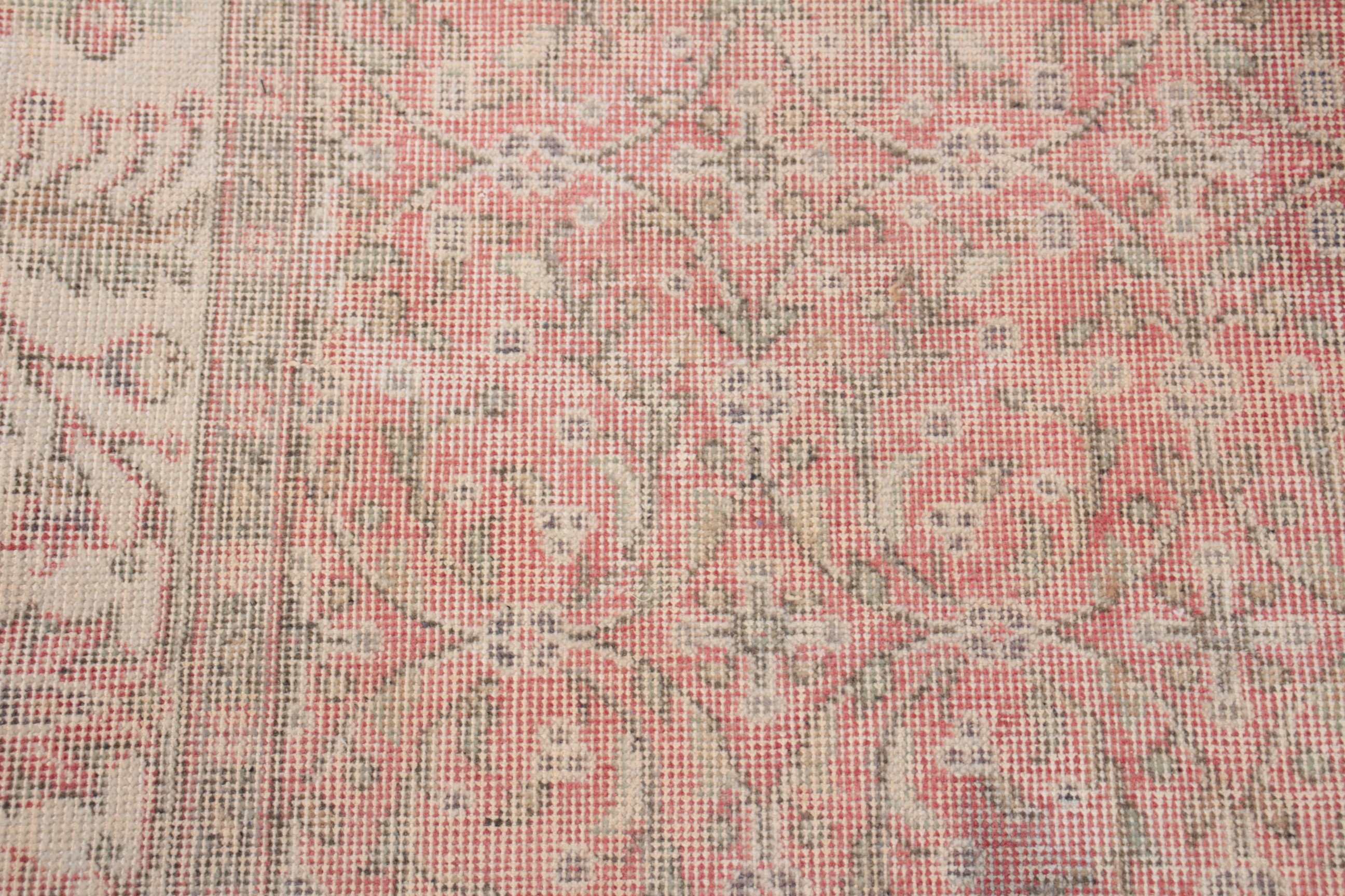 2.2x7.2 ft Runner Halı, Türk Halısı, Sessiz Halı, Koridor Halıları, Mutfak Halısı, Vintage Halı, Yatak Odası Halıları, Oryantal Halı, Bej Oushak Halı