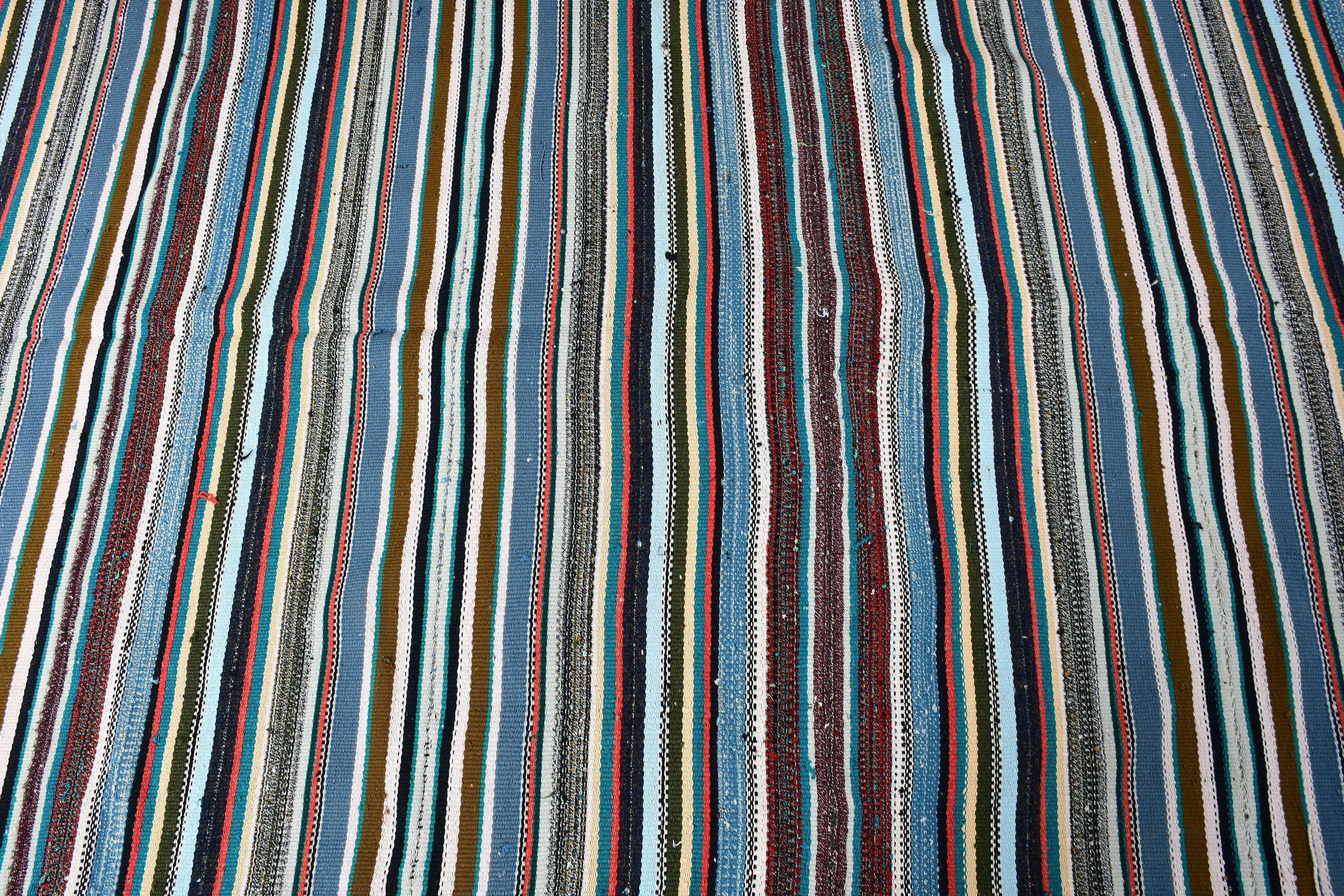 Oturma Odası Kilim, Oturma odası Kilim, 148x198 cm Oturma odası Kilim, Antik Kilim, Mavi Oryantal Kilim, Türk Kilim, Yemek odası Kilim