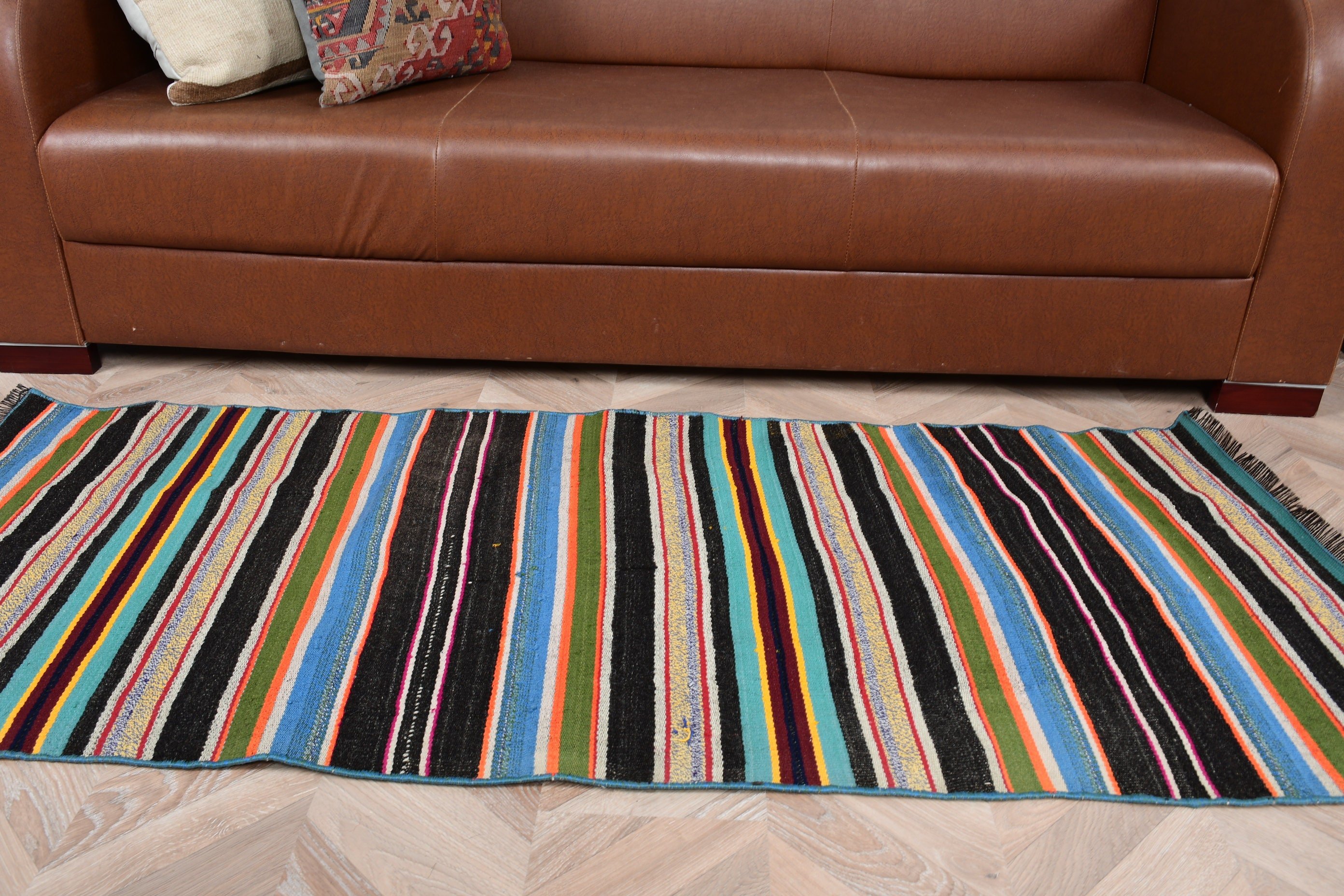 Araba paspası Kilim, Duvar Kilim, 69x169 cm Küçük Kilim, Yatak odası Kilim, Anadolu Kilim, Nostaljik Kilim, Mavi Yatak odası Kilim