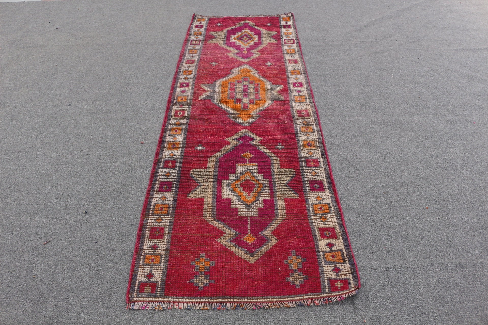 Anadolu Halı, 85x256 cm Yolluk Halı, Mutfak Halı, Merdiven Halı, Koridor Halı, Koridor Halı, Mor Zemin Halı, Nostaljik Halı, Merdiven Halı