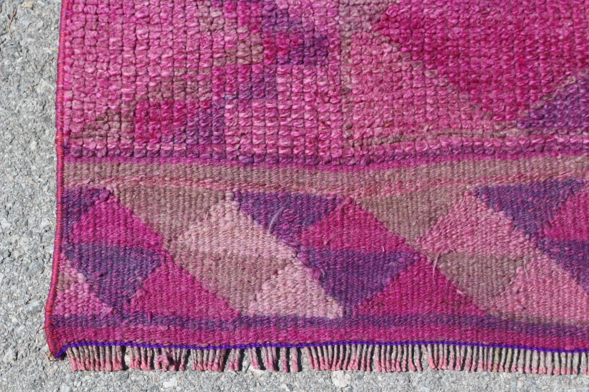 Koşucu Halıları, Yatak Odası Halısı, Pembe Yatak Odası Halıları, Vintage Halı, Türk Halısı, Fas Halısı, Boho Halısı, Koridor Halısı, 2.8x10.5 ft Runner Halısı