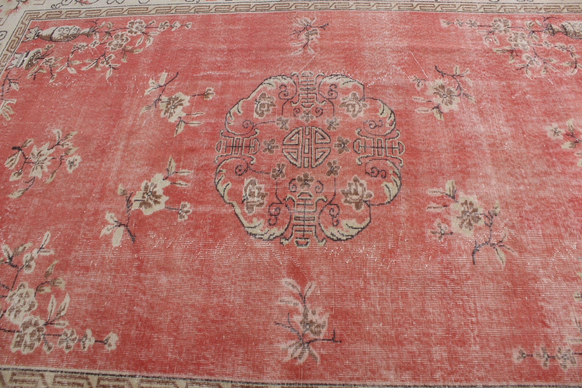 Bedroom Rug, Antique Rugs, Salon Rugs, Turkish Rugs, Floor Rug, 6.4x9.7 ft Large Rug, Vintage Rug, Red Cool Rug, Rugs for Dining Room