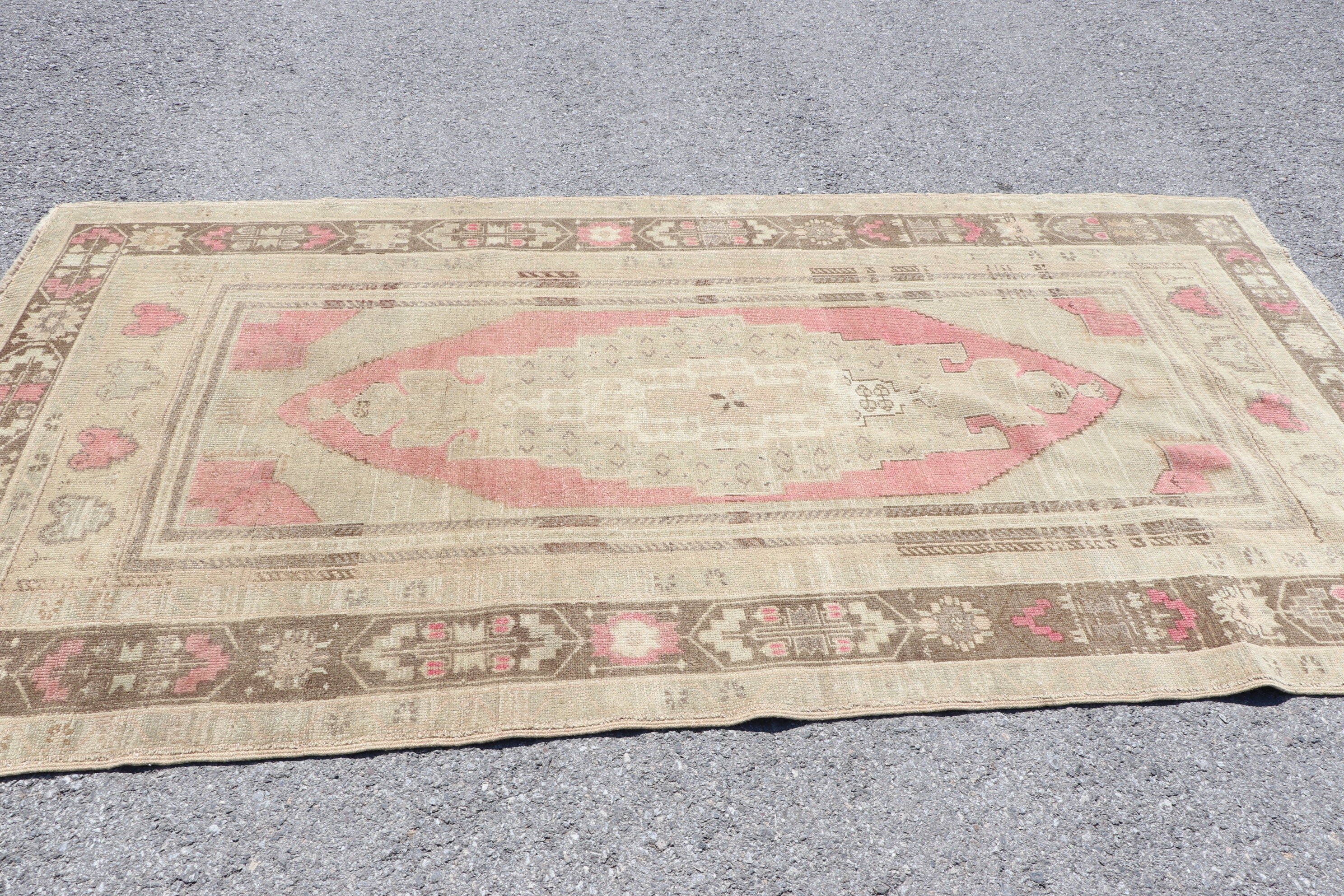 İç Mekan Halısı, Pembe Ev Dekor Halısı, Aztek Halıları, Oushak Halıları, Vintage Halı, 4.4x8.6 ft Alan Halısı, Mutfak Halıları, Mutfak Halısı, Türk Halısı