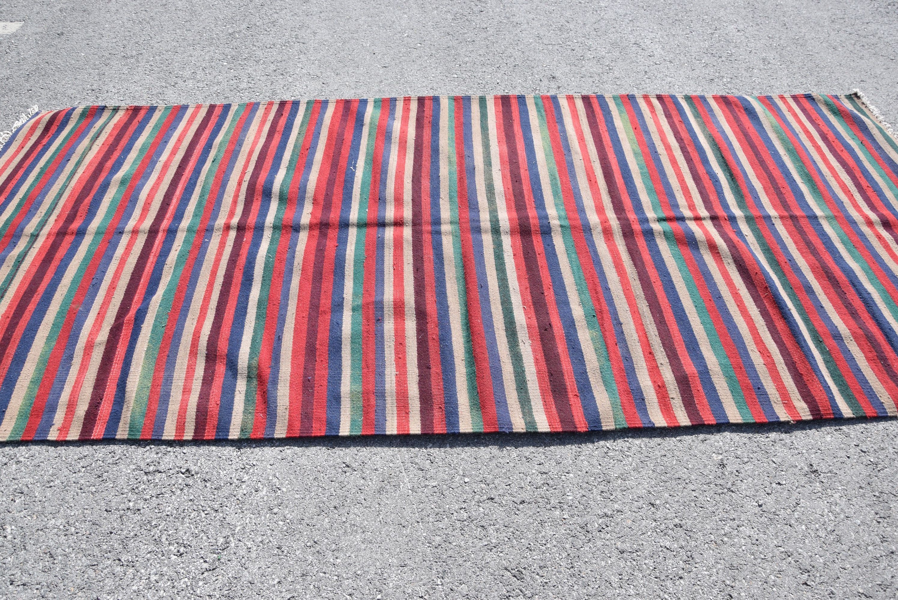 Türk Halıları, 4.9x10.4 ft Büyük Halı, Kilim, Vintage Halı, Bej Mutfak Halıları, Ev Dekor Halısı, Oturma Odası Halısı, Yatak Odası Halısı