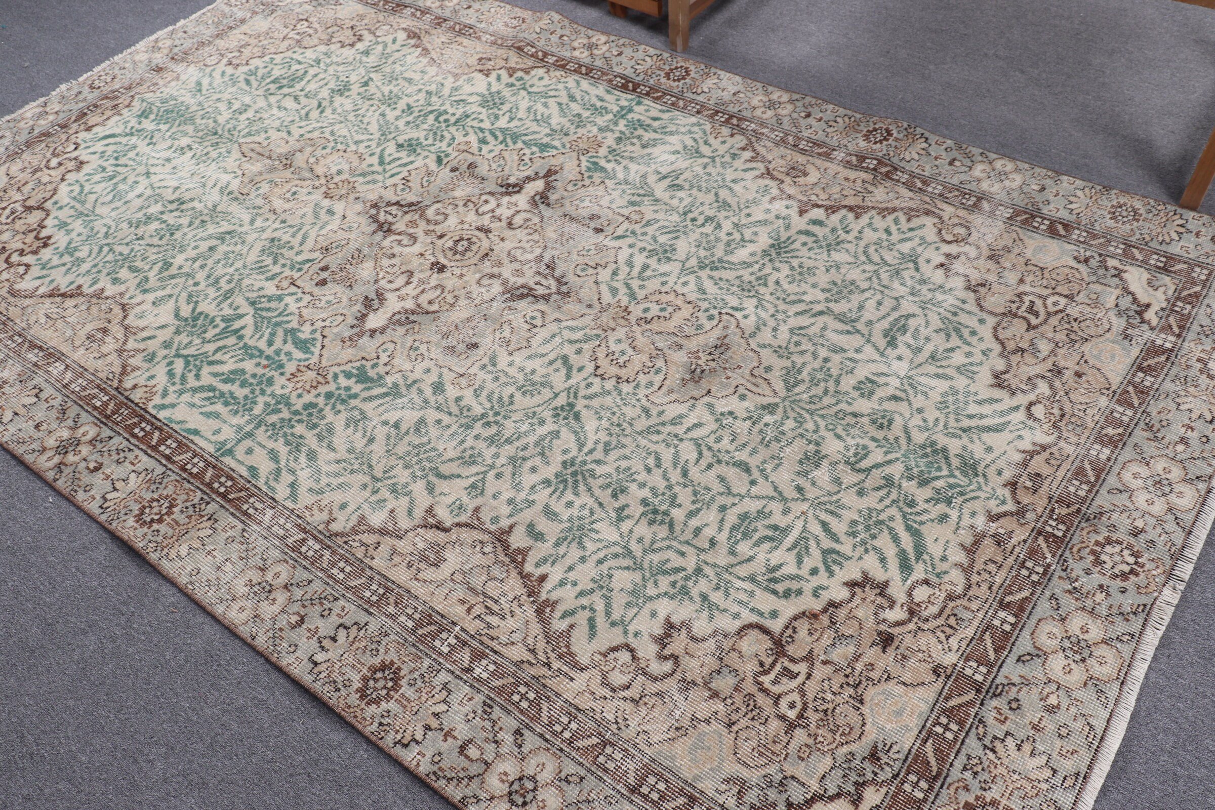 Living Room Rug, Beige Anatolian Rug, Antique Rug, Oriental Rug, 5.4x8.9 ft Large Rugs, Turkey Rug, Turkish Rugs, Vintage Rug, Bedroom Rug