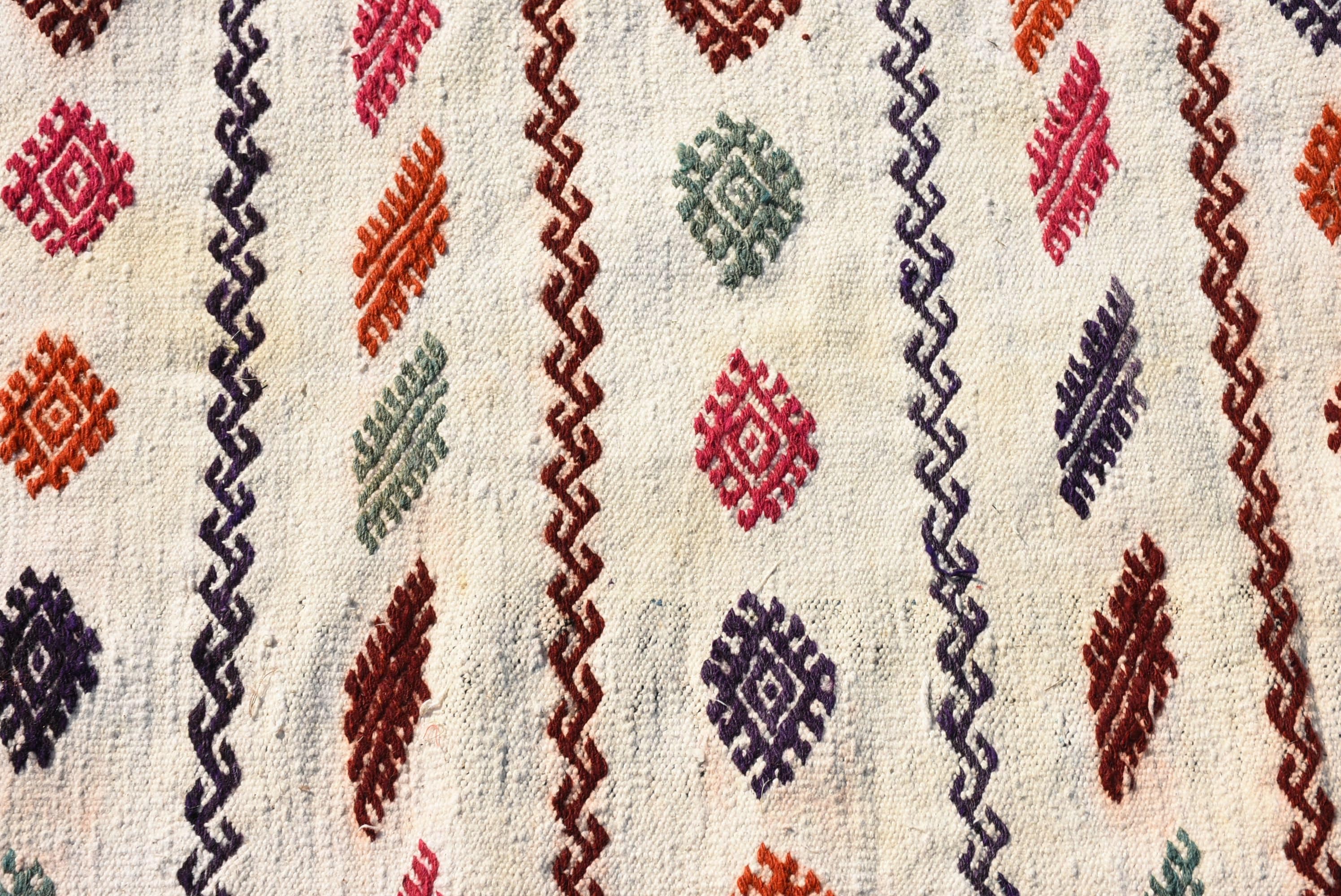 Banyo Kilim, Anadolu Kilim, 62x107 cm Küçük Kilim, Ev Kilim, Yatak odası Kilim, Banyo Kilim, Nostaljik Kilim, Turuncu Antik Kilim