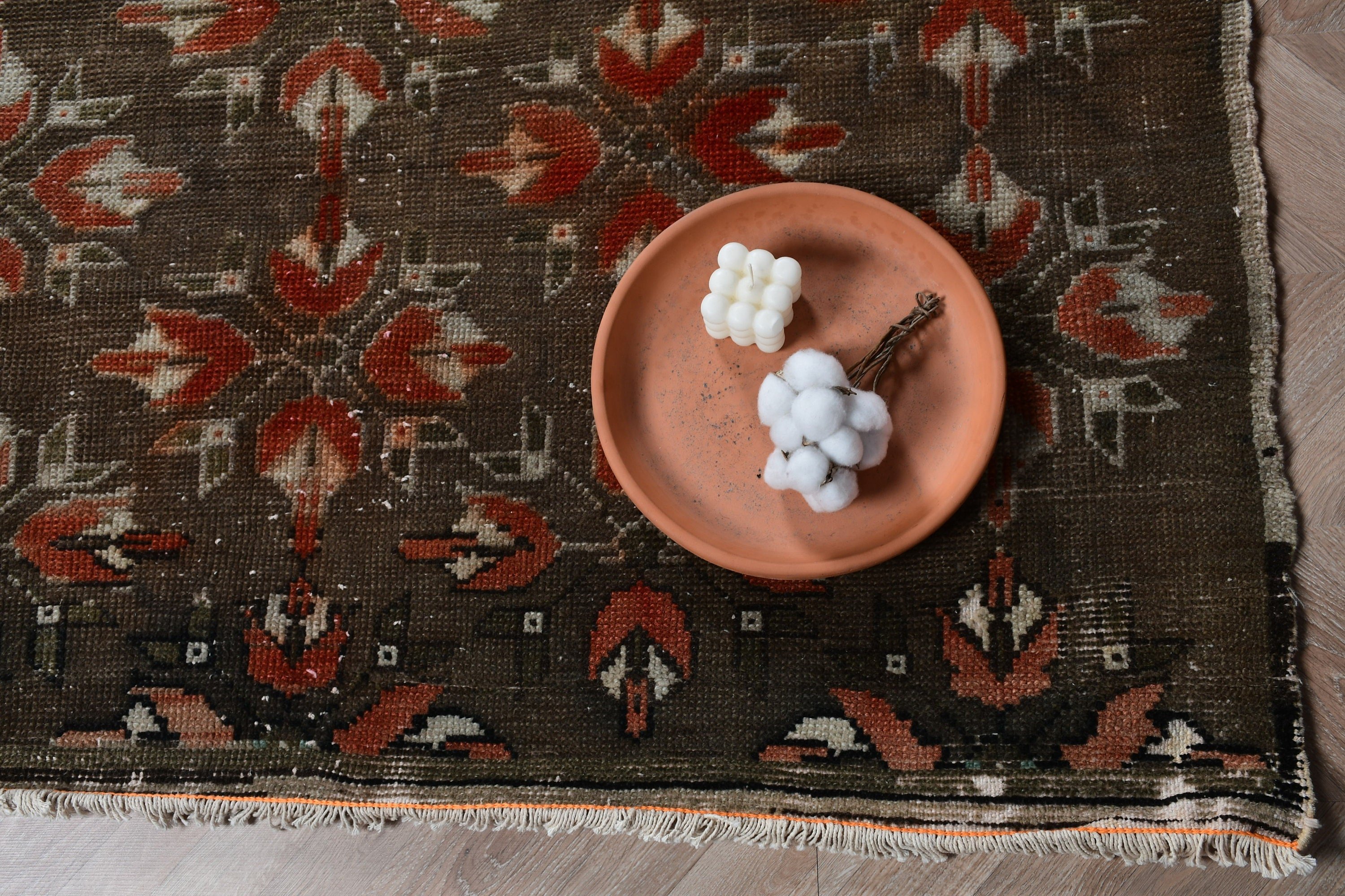 Brown Floor Rug, Vintage Rug, Dining Room Rug, Rugs for Bedroom, Moroccan Rug, Salon Rugs, Turkish Rug, 4.9x9.2 ft Large Rug, Cool Rug