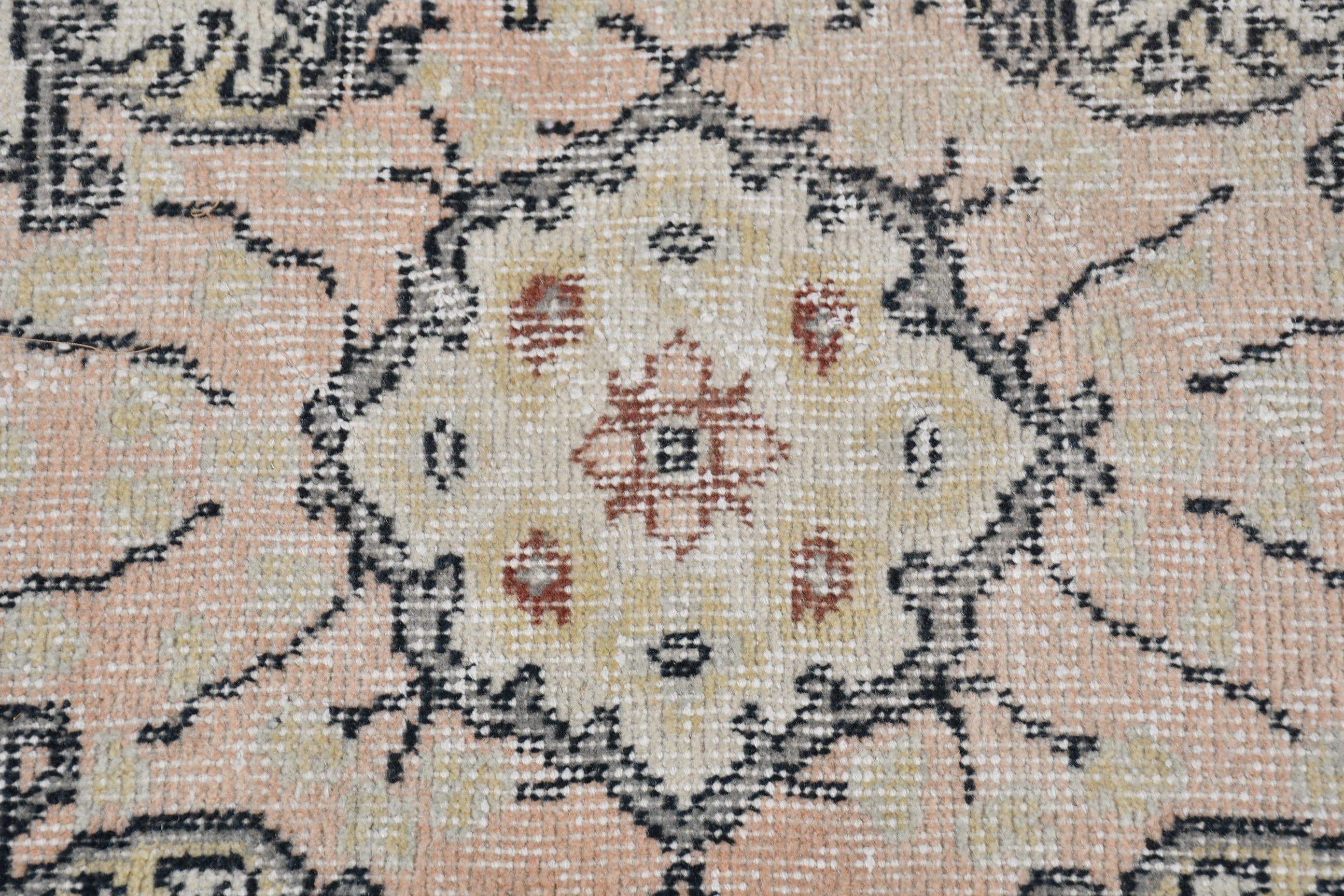Living Room Rug, Vintage Rug, Home Decor Rugs, Turkish Rugs, Antique Rug, Nursery Rug, Beige  3.8x6.6 ft Area Rug, Floor Rugs