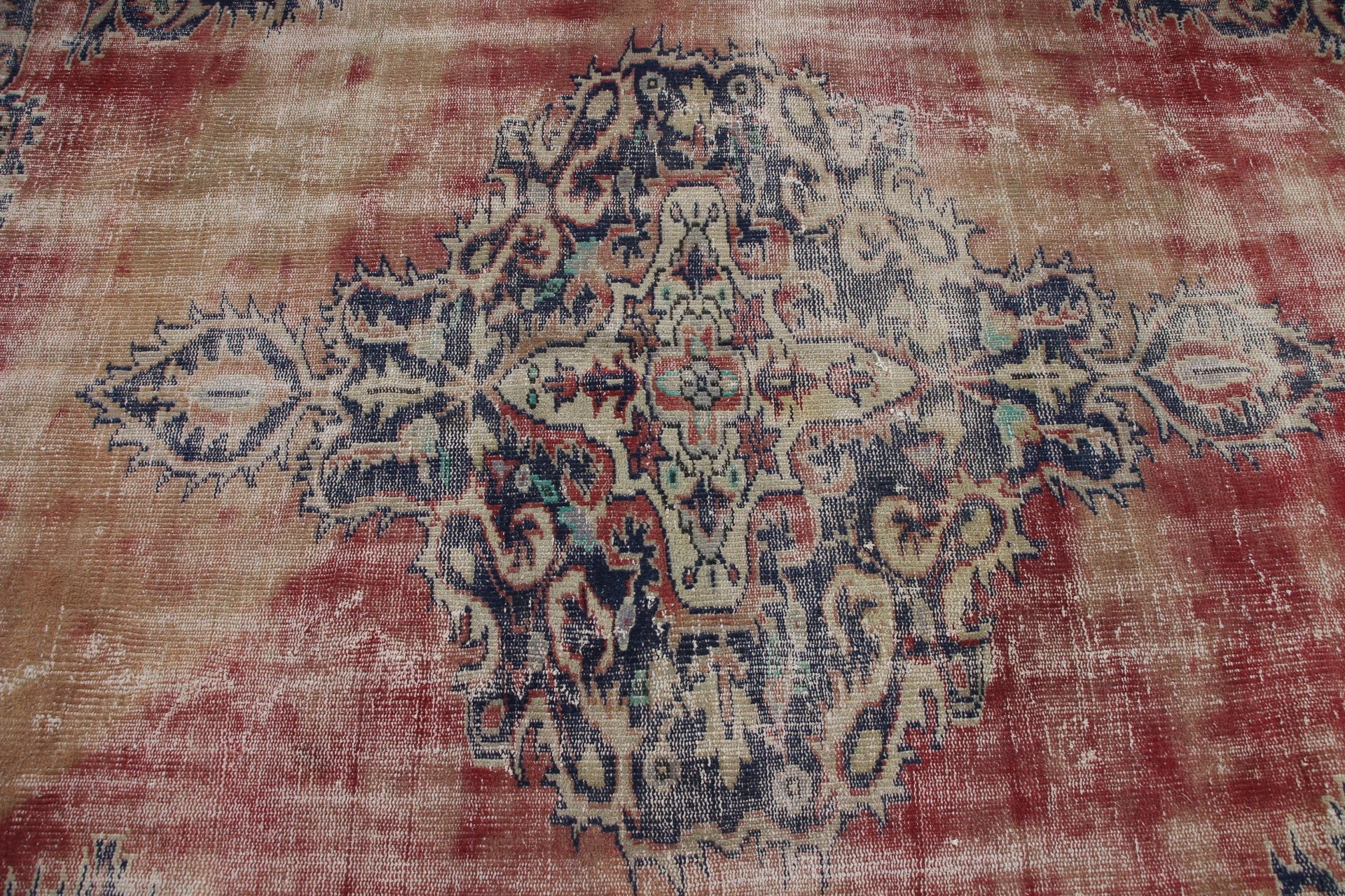 Yemek Odası Halıları, Türk Halıları, Mutfak Halısı, Yatak Odası Halıları, Pastel Halı, Kırmızı 4.3x8.1 ft Alan Halıları, Vintage Halı, Çocuk Halısı