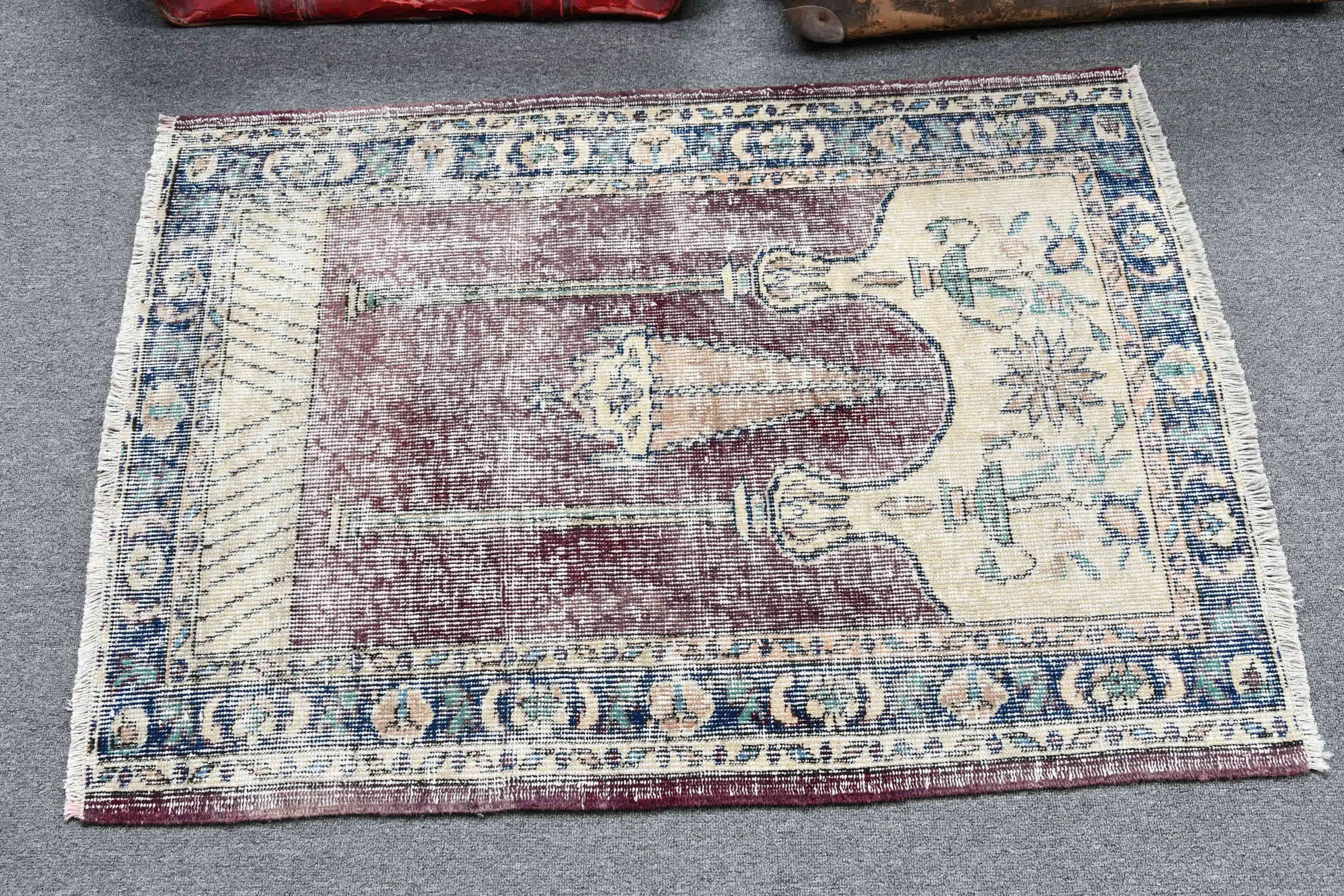 Vintage Halılar, Oryantal Halılar, Kırmızı Fas Halısı, 2,7x3,7 ft Küçük Halılar, Araba Paspası Halıları, Banyo Halısı, Türk Halıları, Çocuk Halısı, Fas Halısı