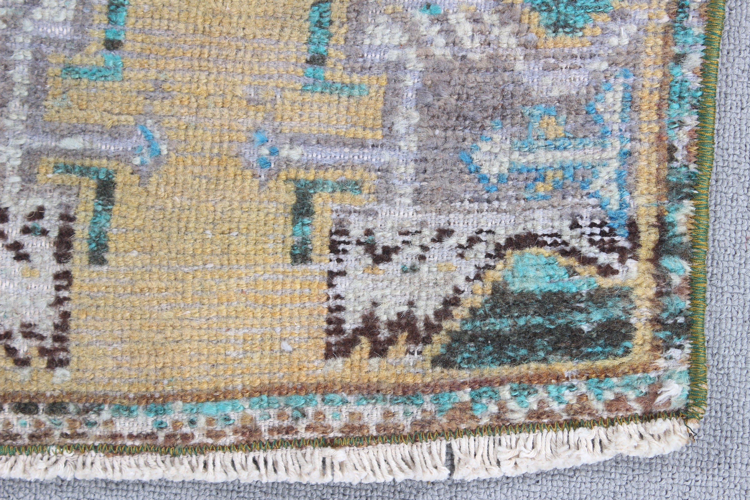 Rugs for Small Boho, Kitchen Rugs, Bath Rug, Modern Rug, Turkish Rug, Bronze Boho Rug, Vintage Rugs, Small Boho Rugs, 1.4x2.7 ft Small Rug