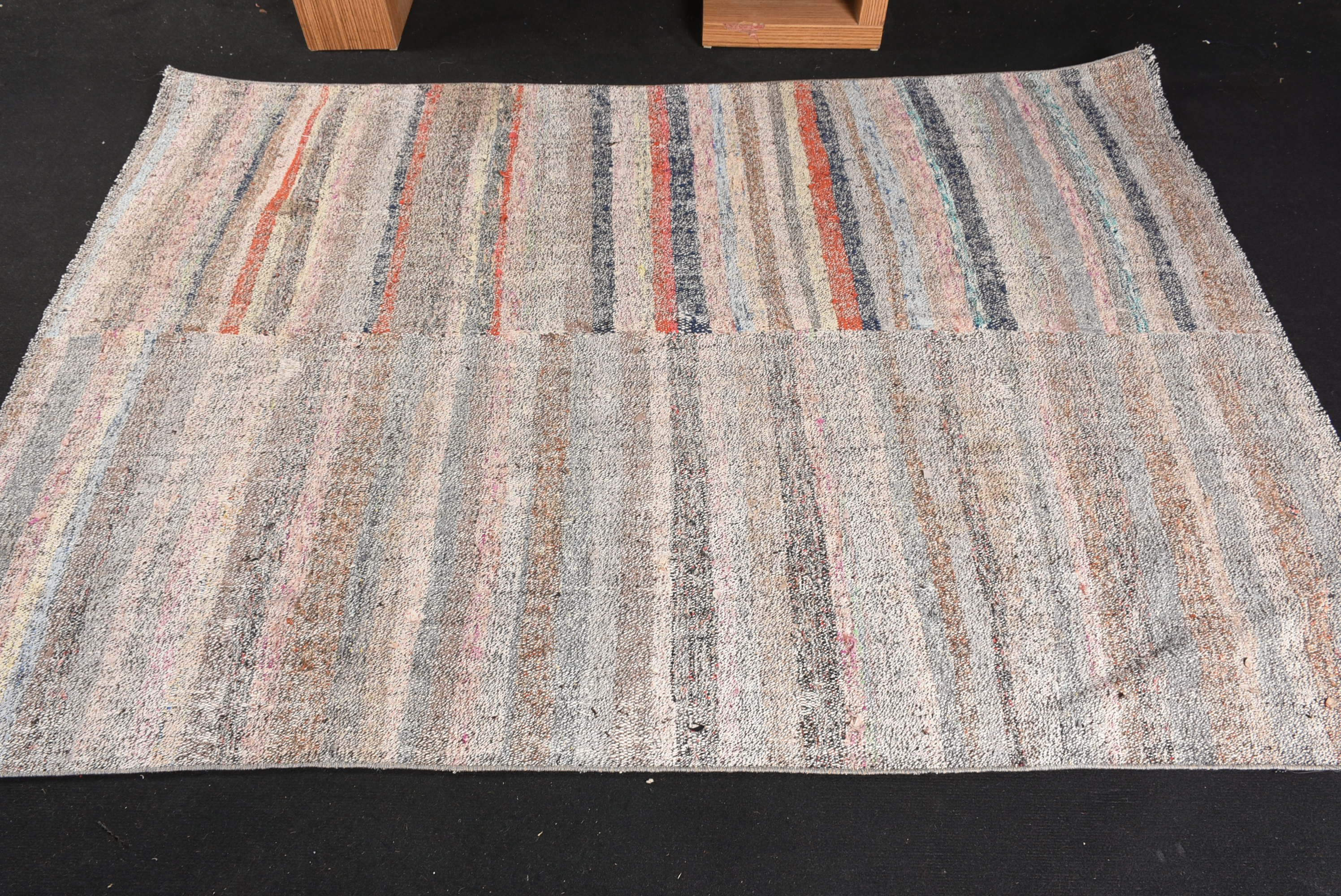 Kitchen Rug, Nursery Rug, Beige Bedroom Rug, Oushak Rug, Bedroom Rug, Designer Rug, Vintage Rug, 5x6.7 ft Area Rugs, Turkish Rug, Kilim