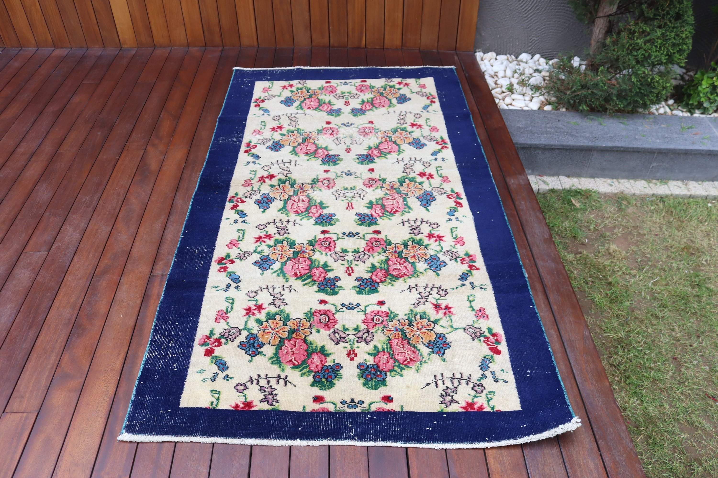 Boho Halı, Nötr Halı, 3.6x6.4 ft Accent Halı, Mutfak Halısı, Bej Lüks Halılar, Vintage Halılar, Yatak Odası Halıları, Türk Halıları, Yatak Odası Halıları